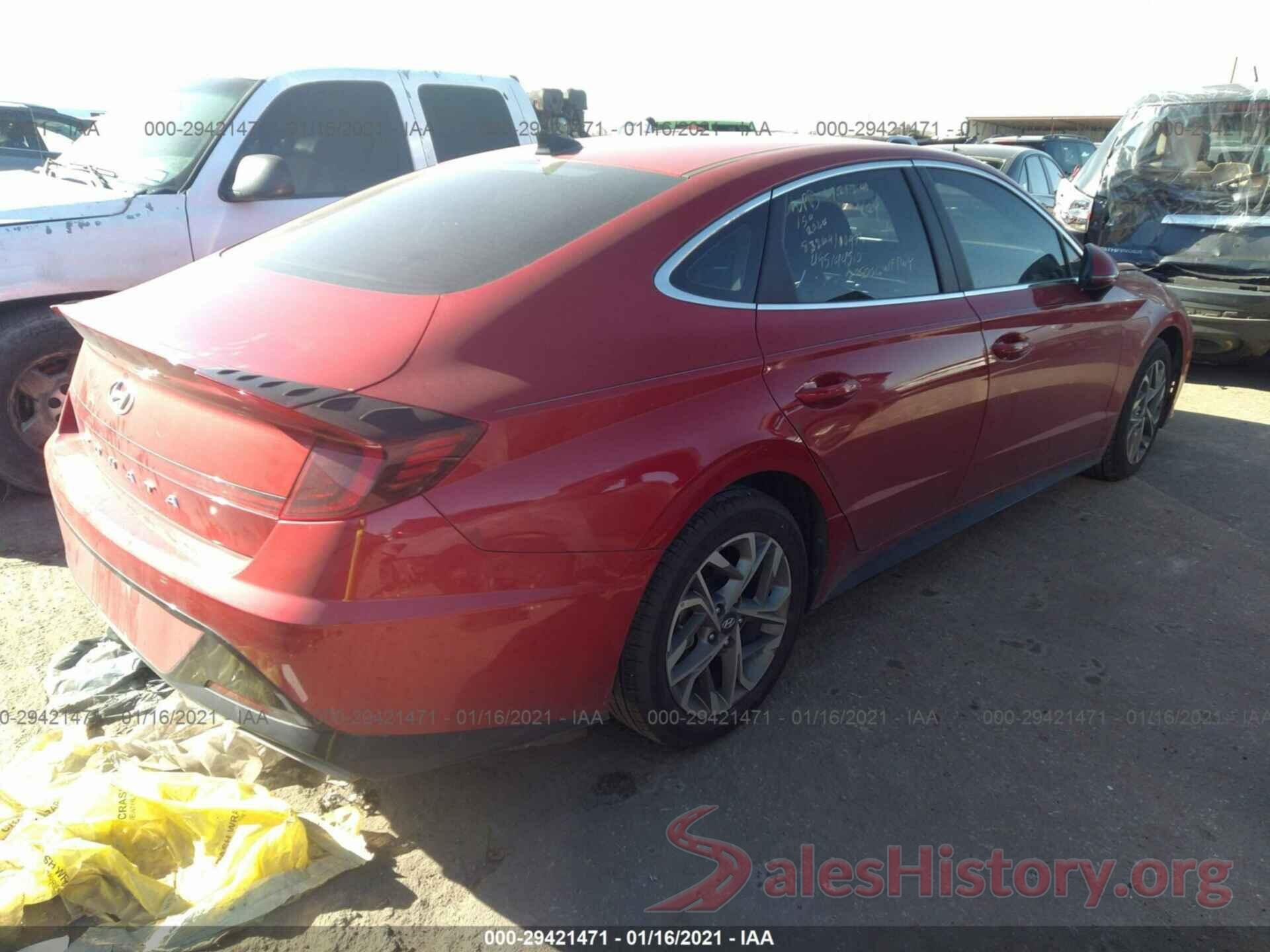 5NPEL4JA5LH004533 2020 HYUNDAI SONATA