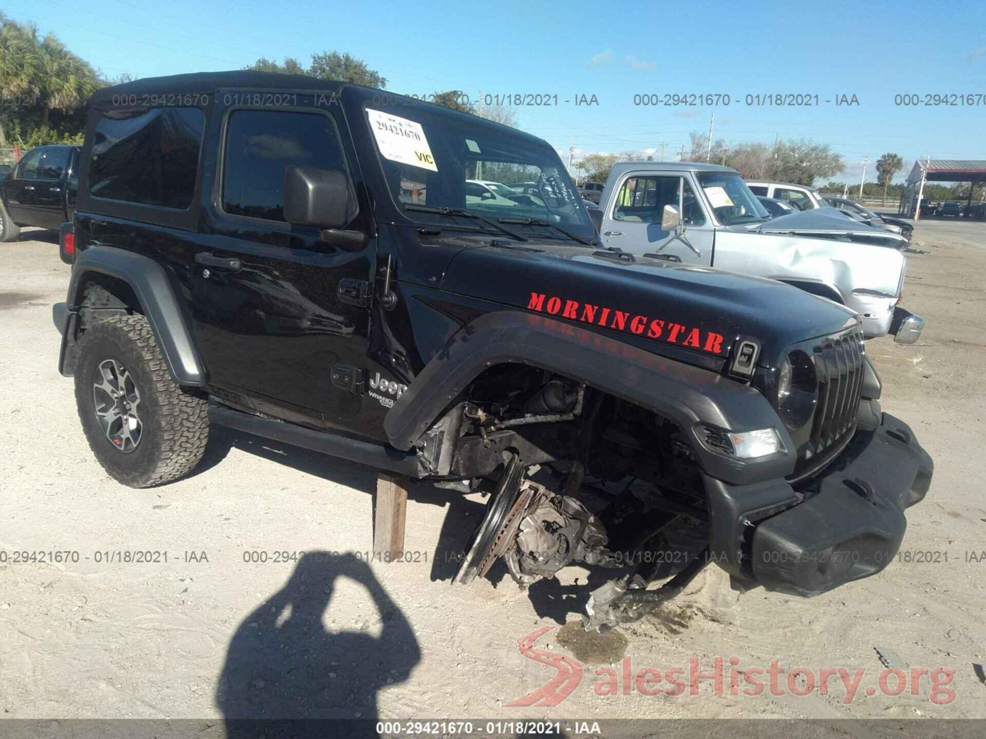 1C4GJXAG3KW598133 2019 JEEP WRANGLER