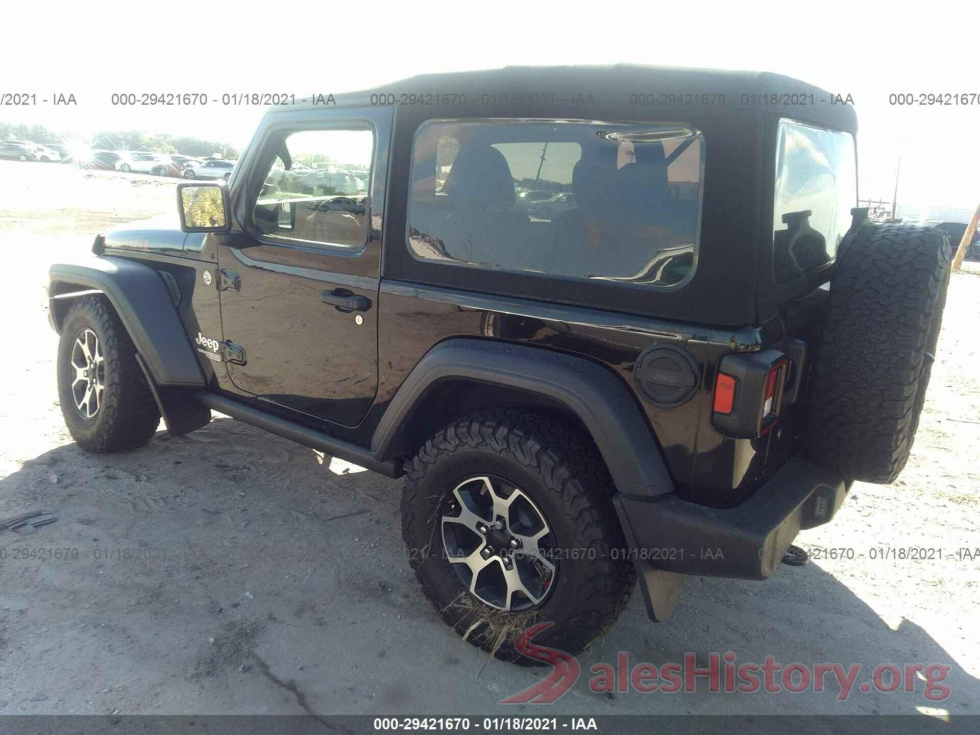 1C4GJXAG3KW598133 2019 JEEP WRANGLER