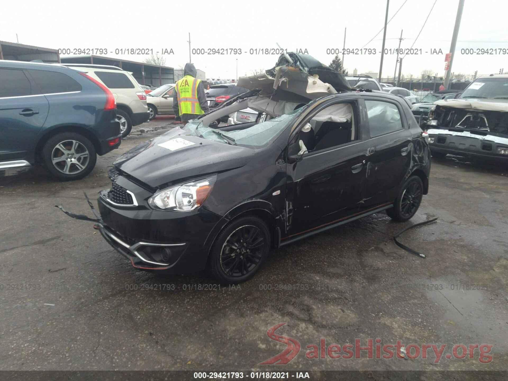 ML32A5HJ2KH002257 2019 MITSUBISHI MIRAGE