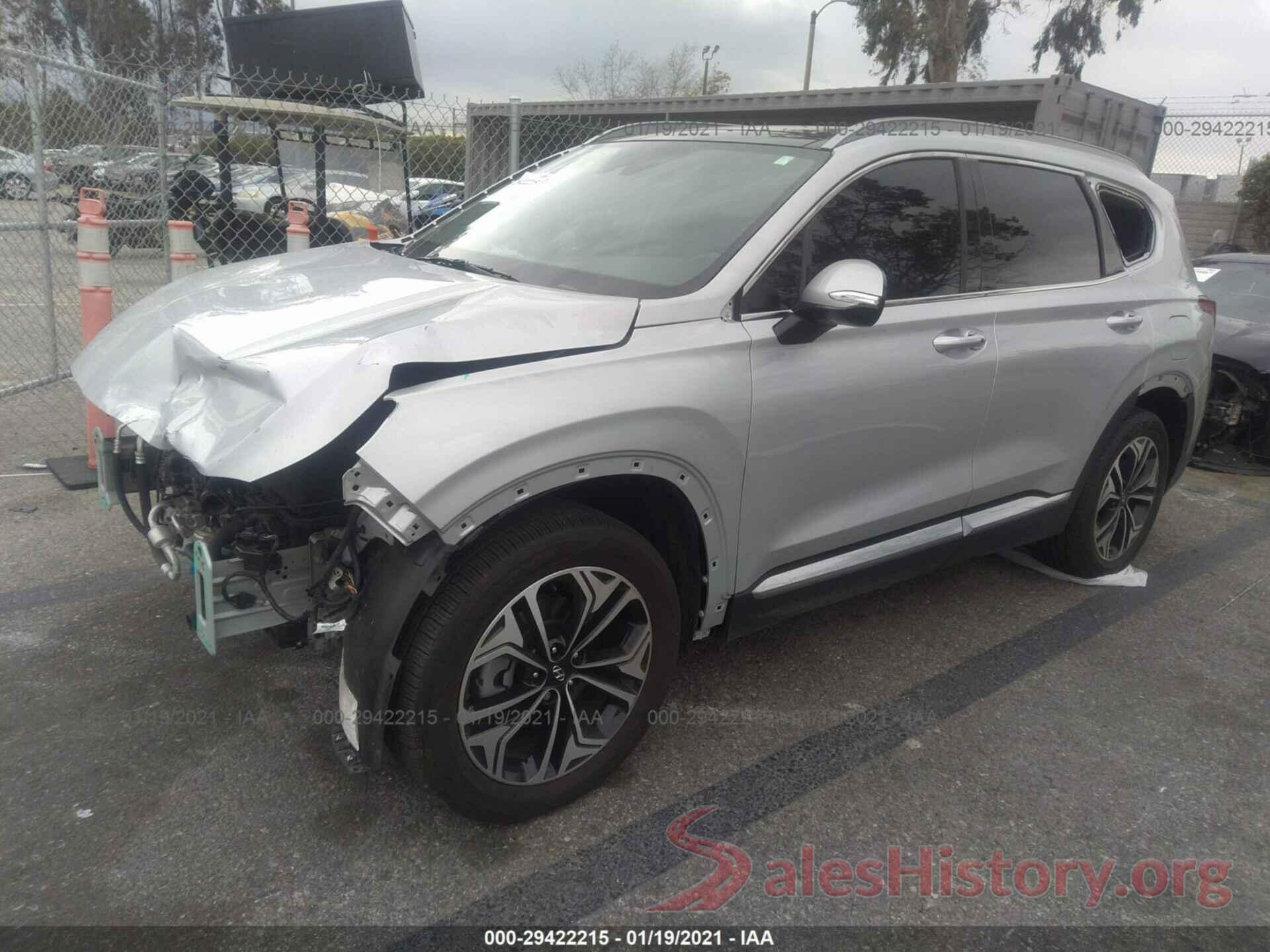 5NMS53AA1KH130603 2019 HYUNDAI SANTA FE