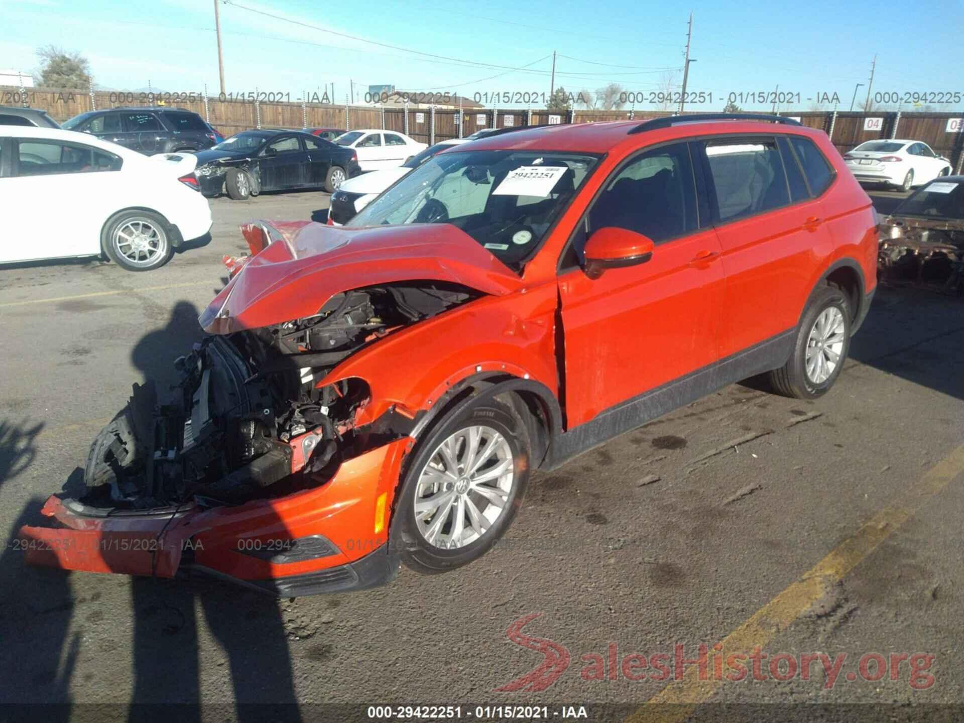 3VV0B7AX7KM166242 2019 VOLKSWAGEN TIGUAN