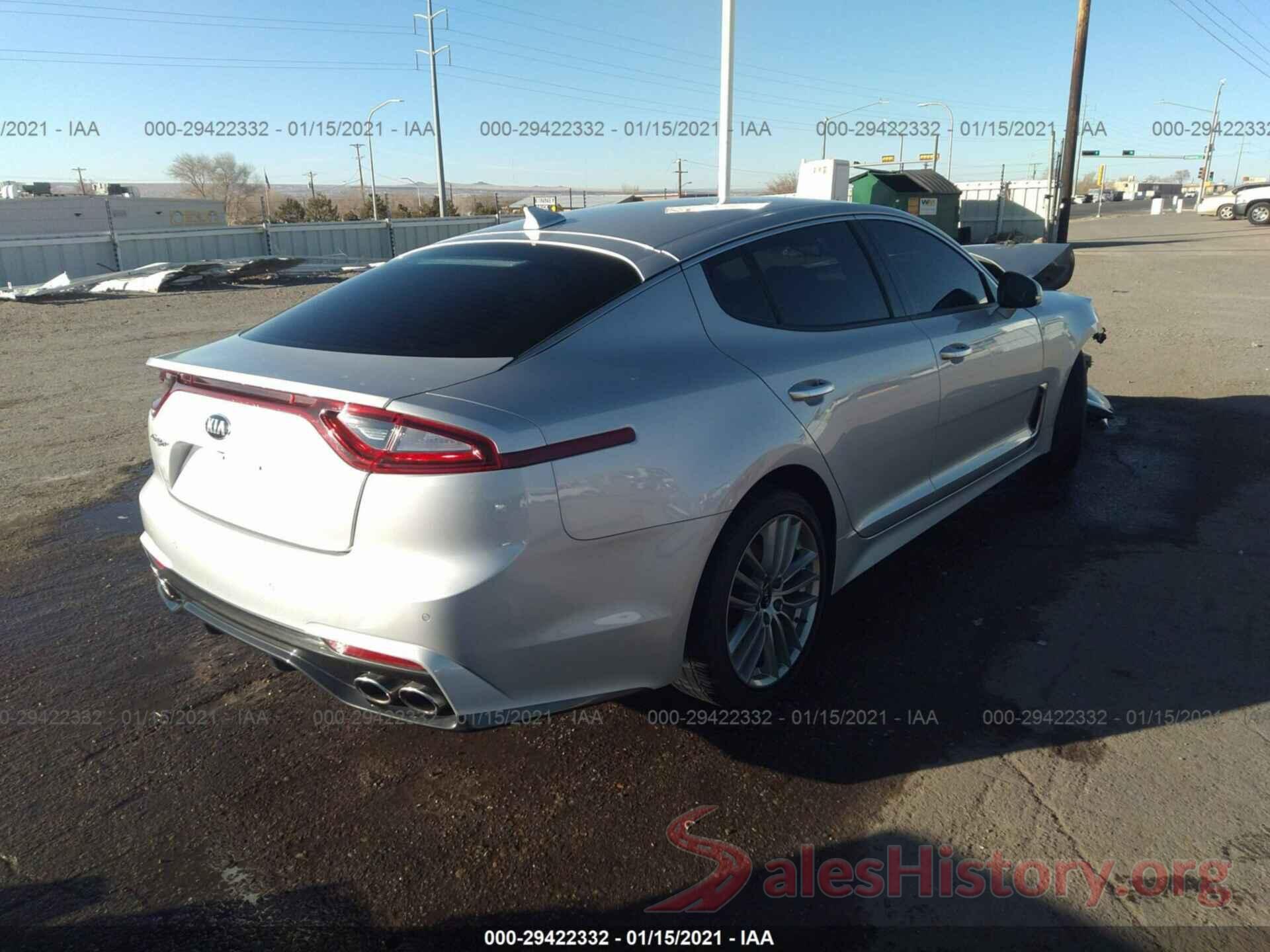 KNAE15LA4J6030733 2018 KIA STINGER