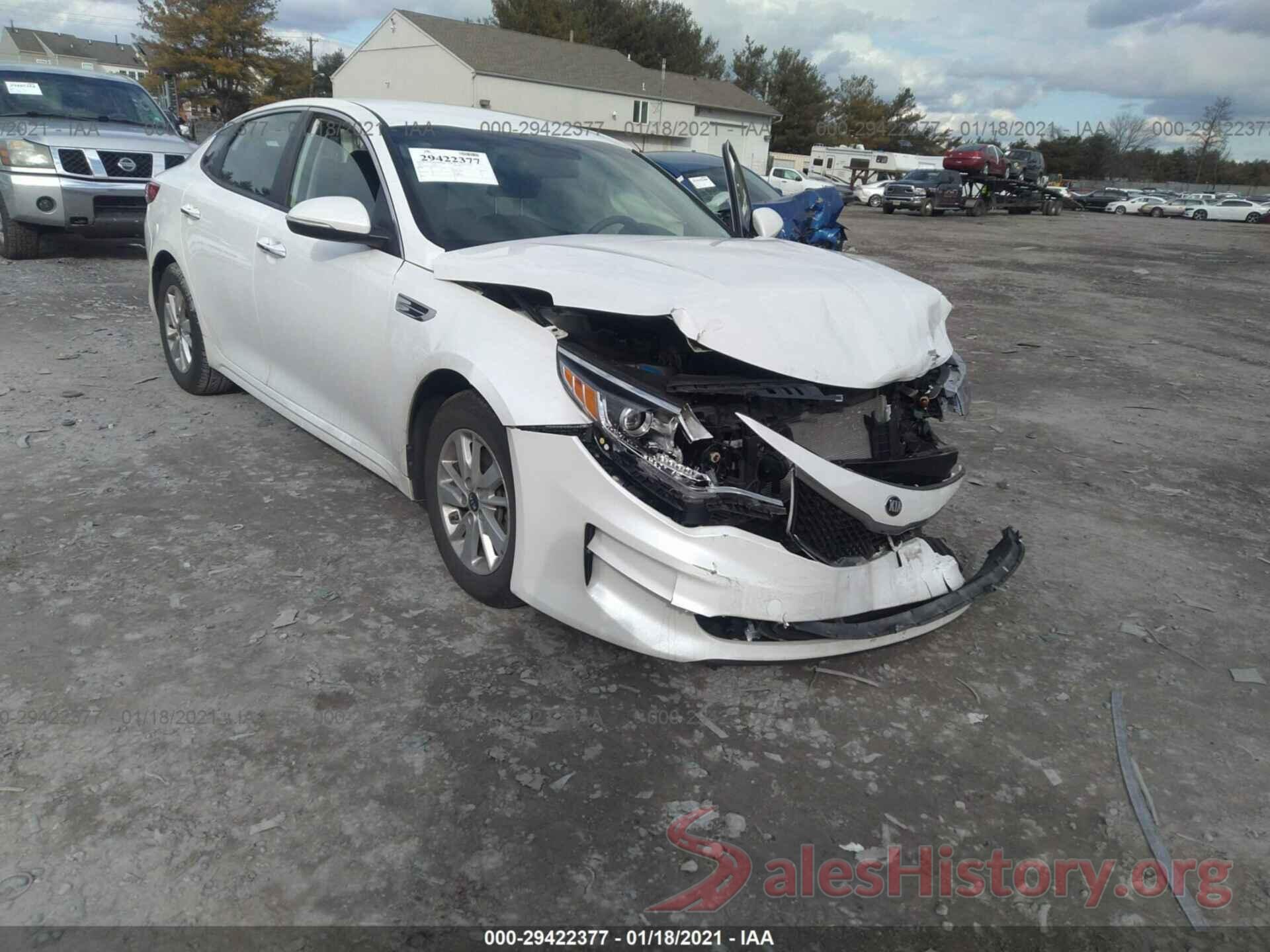 KNAGT4L38G5101221 2016 KIA OPTIMA