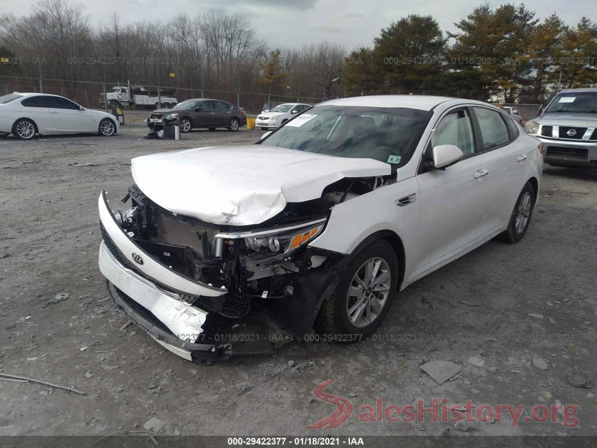 KNAGT4L38G5101221 2016 KIA OPTIMA