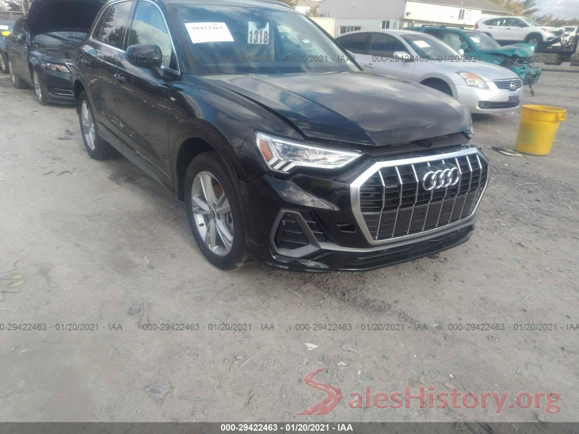 WA1EECF37M1019570 2021 AUDI Q3