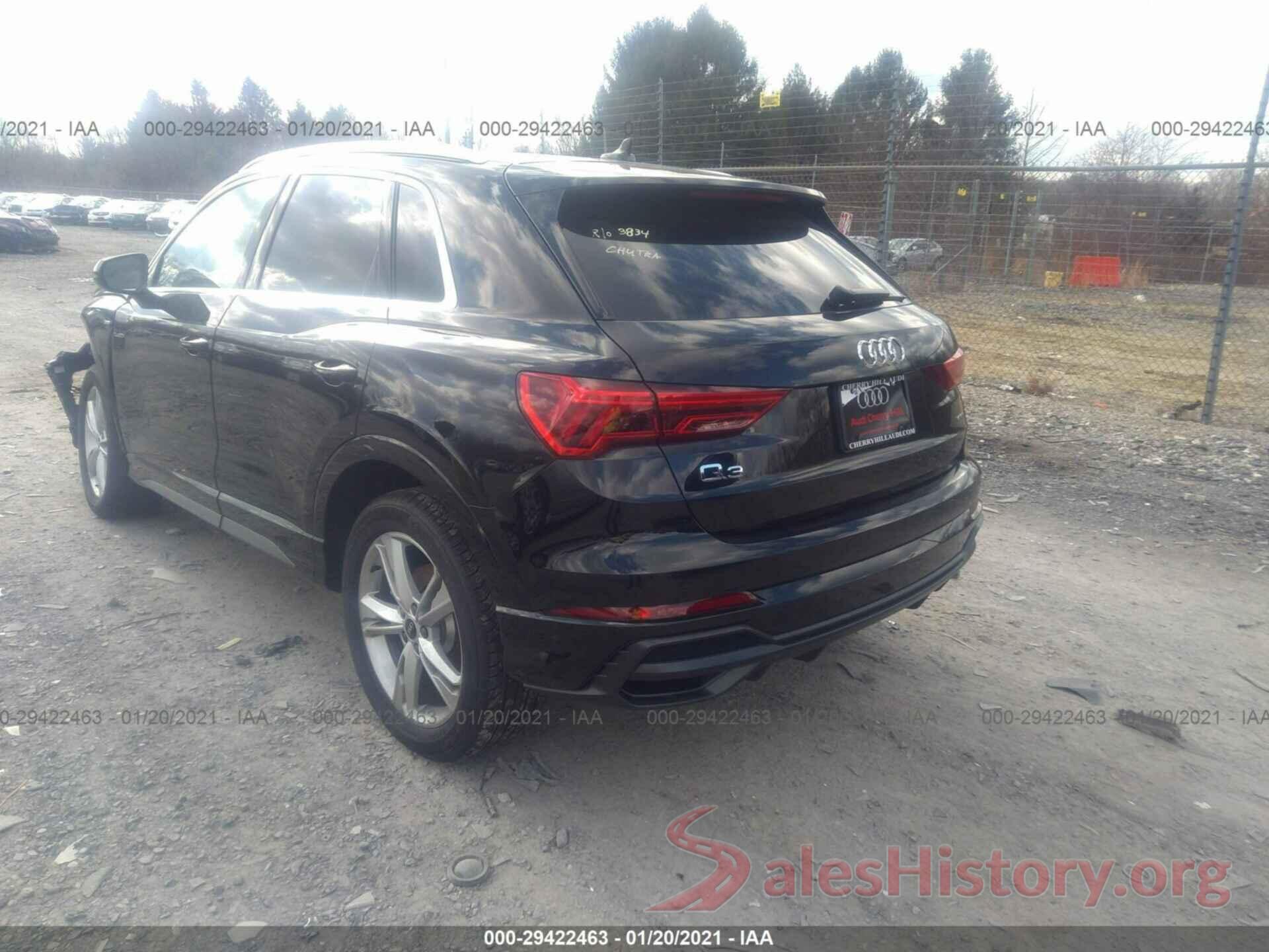 WA1EECF37M1019570 2021 AUDI Q3