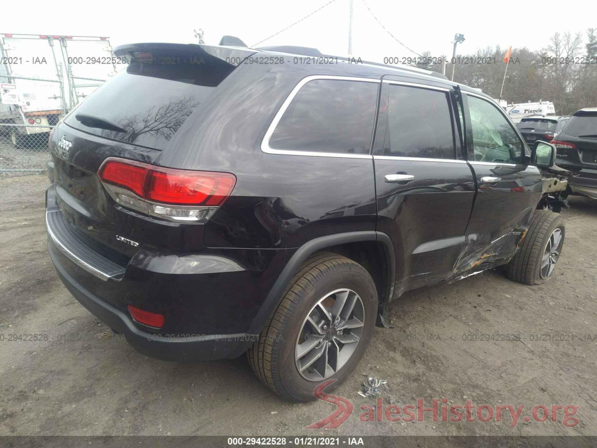 1C4RJFBG1LC445058 2020 JEEP GRAND CHEROKEE