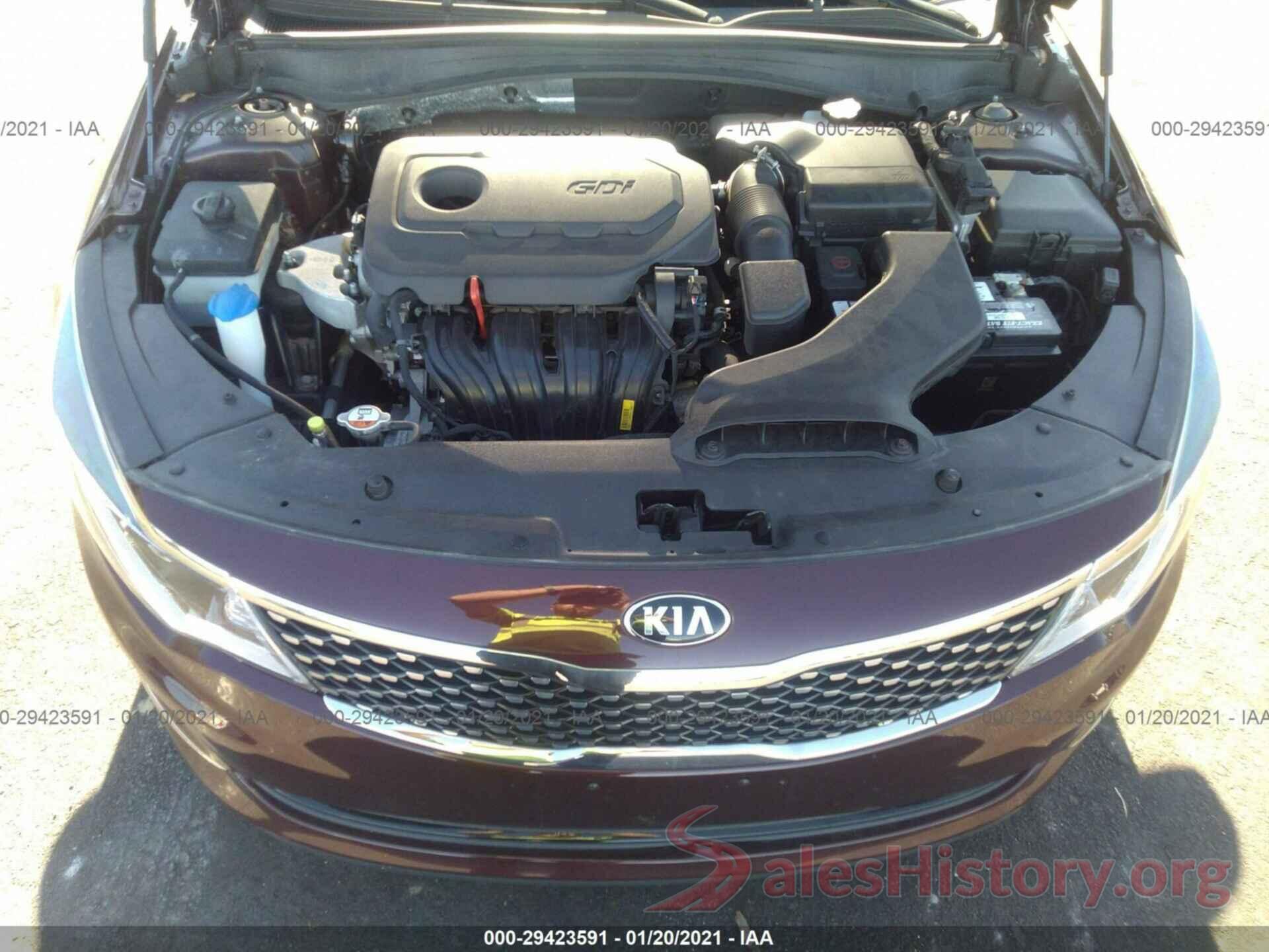 5XXGU4L30GG085768 2016 KIA OPTIMA