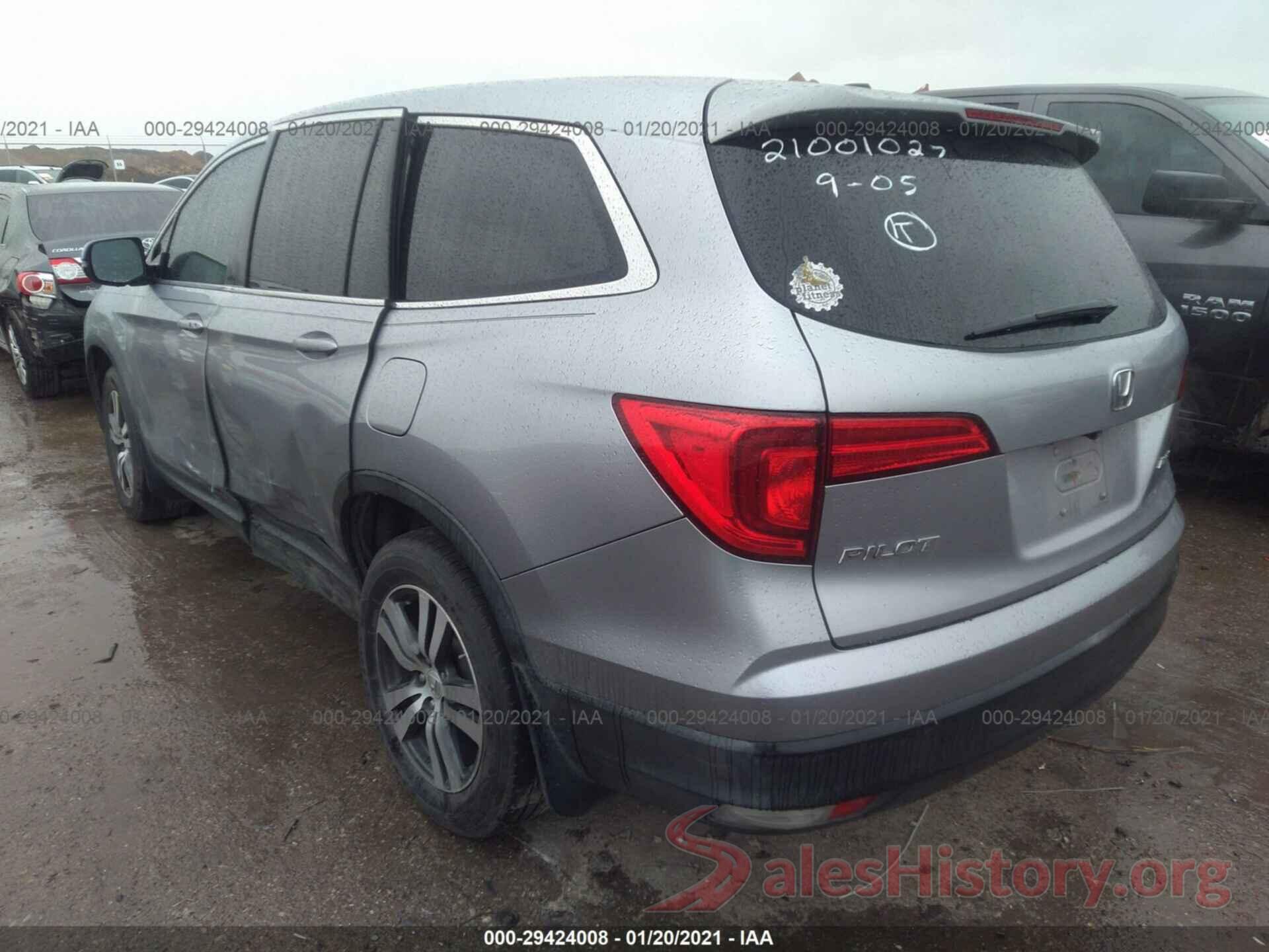 5FNYF5H52GB022138 2016 HONDA PILOT