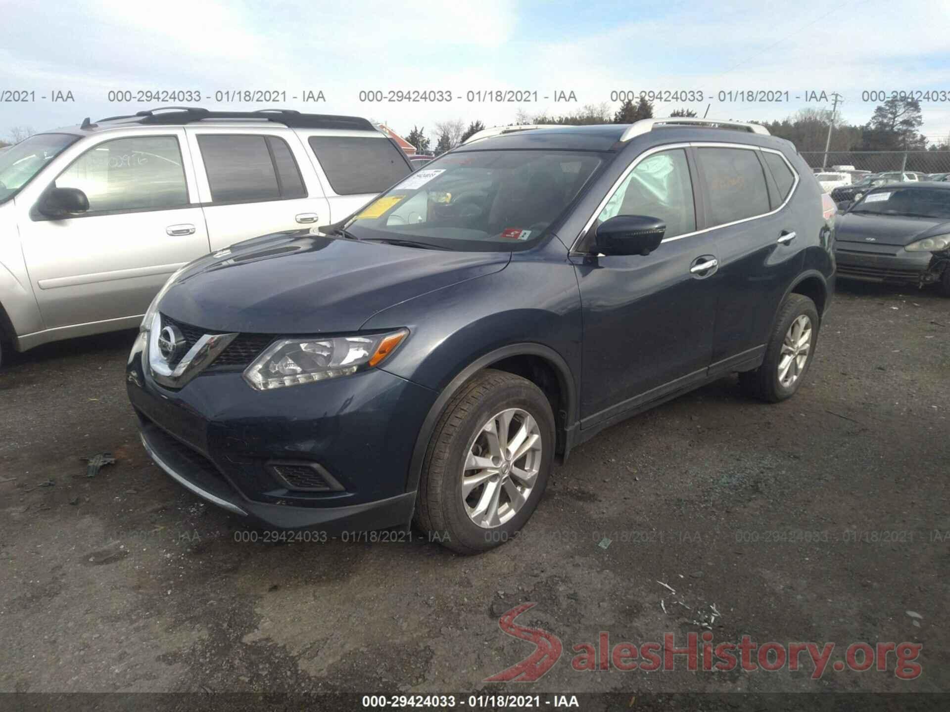 5N1AT2MV5GC899570 2016 NISSAN ROGUE