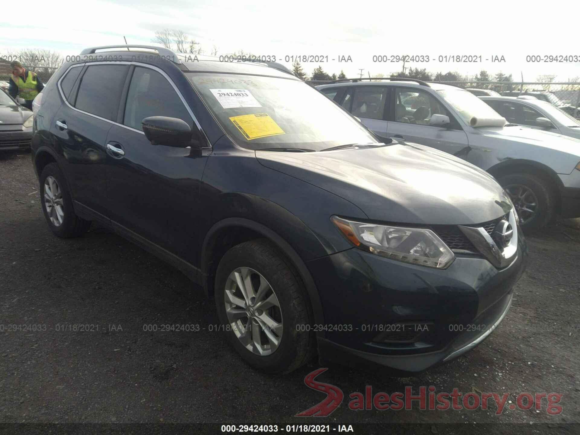 5N1AT2MV5GC899570 2016 NISSAN ROGUE