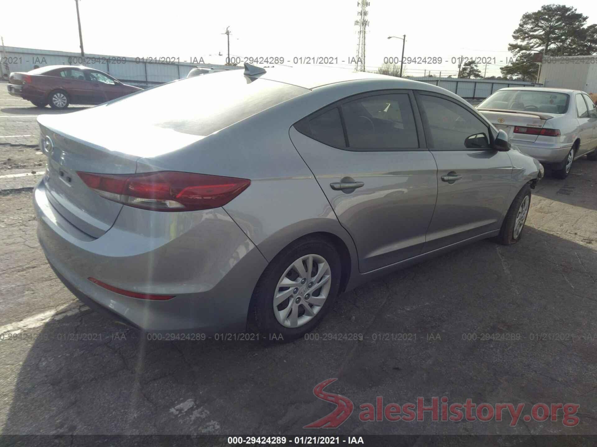 5NPD74LF6HH126348 2017 HYUNDAI ELANTRA