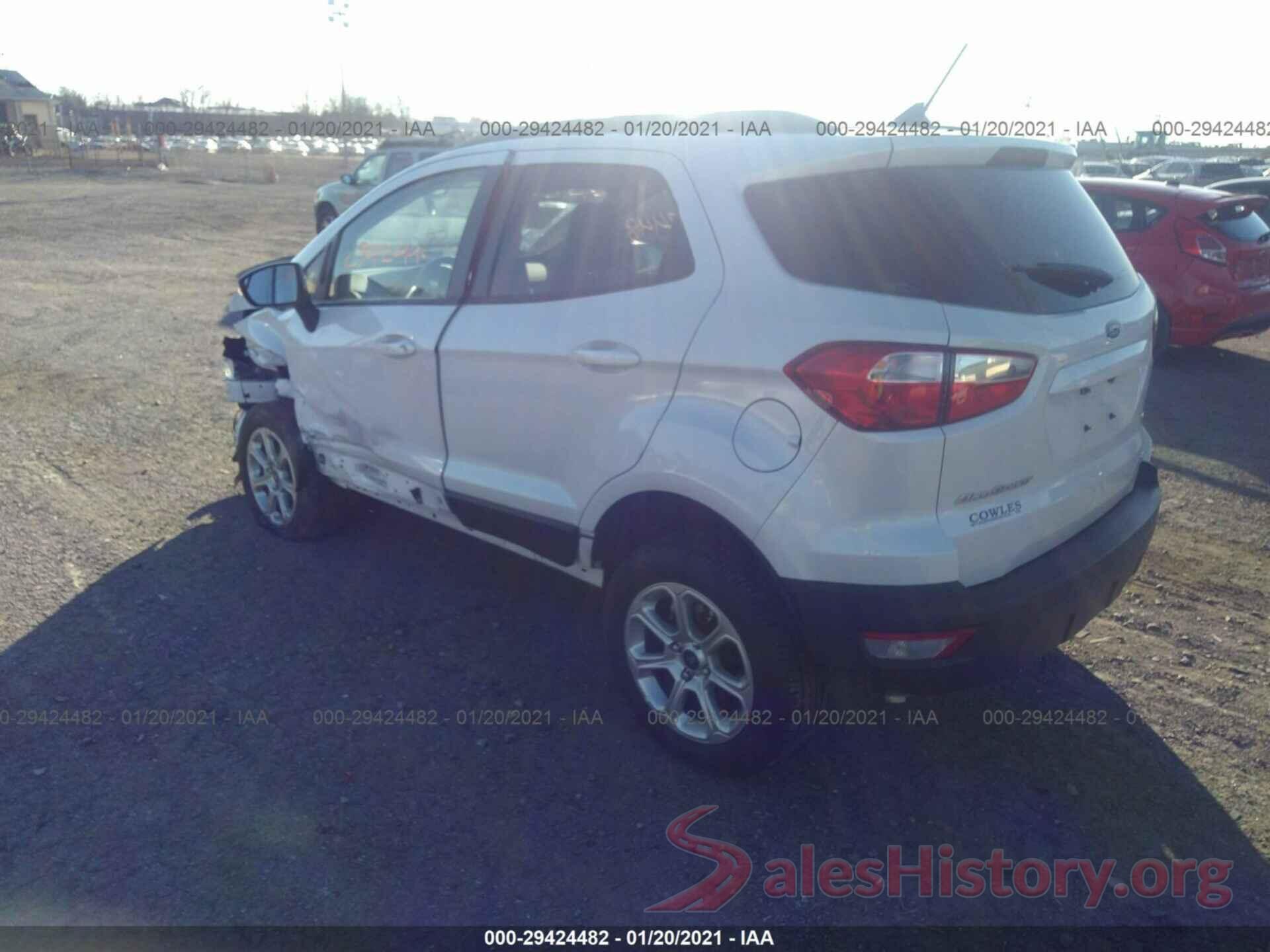 MAJ6S3GL8KC277086 2019 FORD ECOSPORT