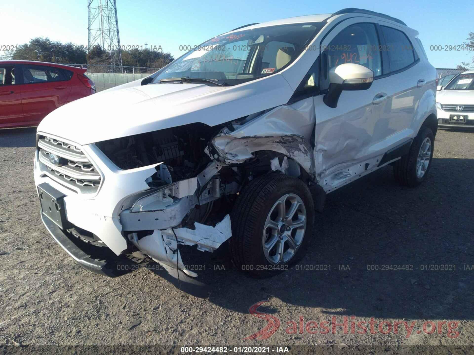 MAJ6S3GL8KC277086 2019 FORD ECOSPORT