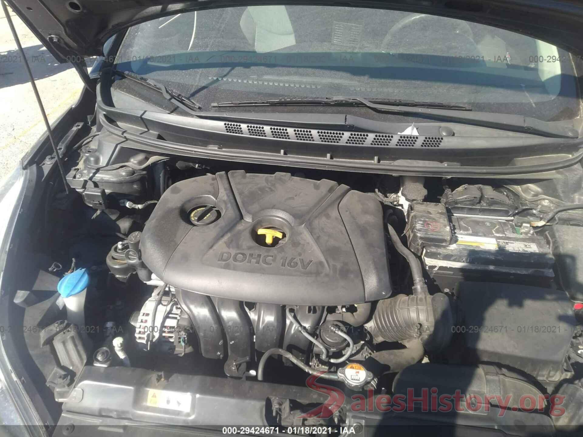 5NPDH4AE0GH695363 2016 HYUNDAI ELANTRA