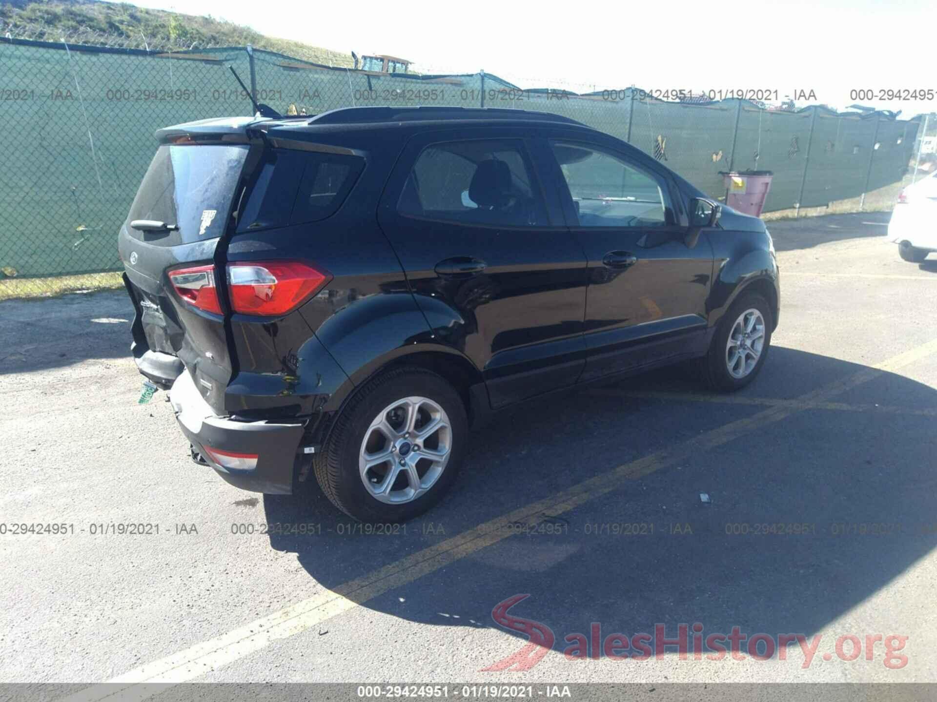 MAJ3S2GE1KC289398 2019 FORD ECOSPORT