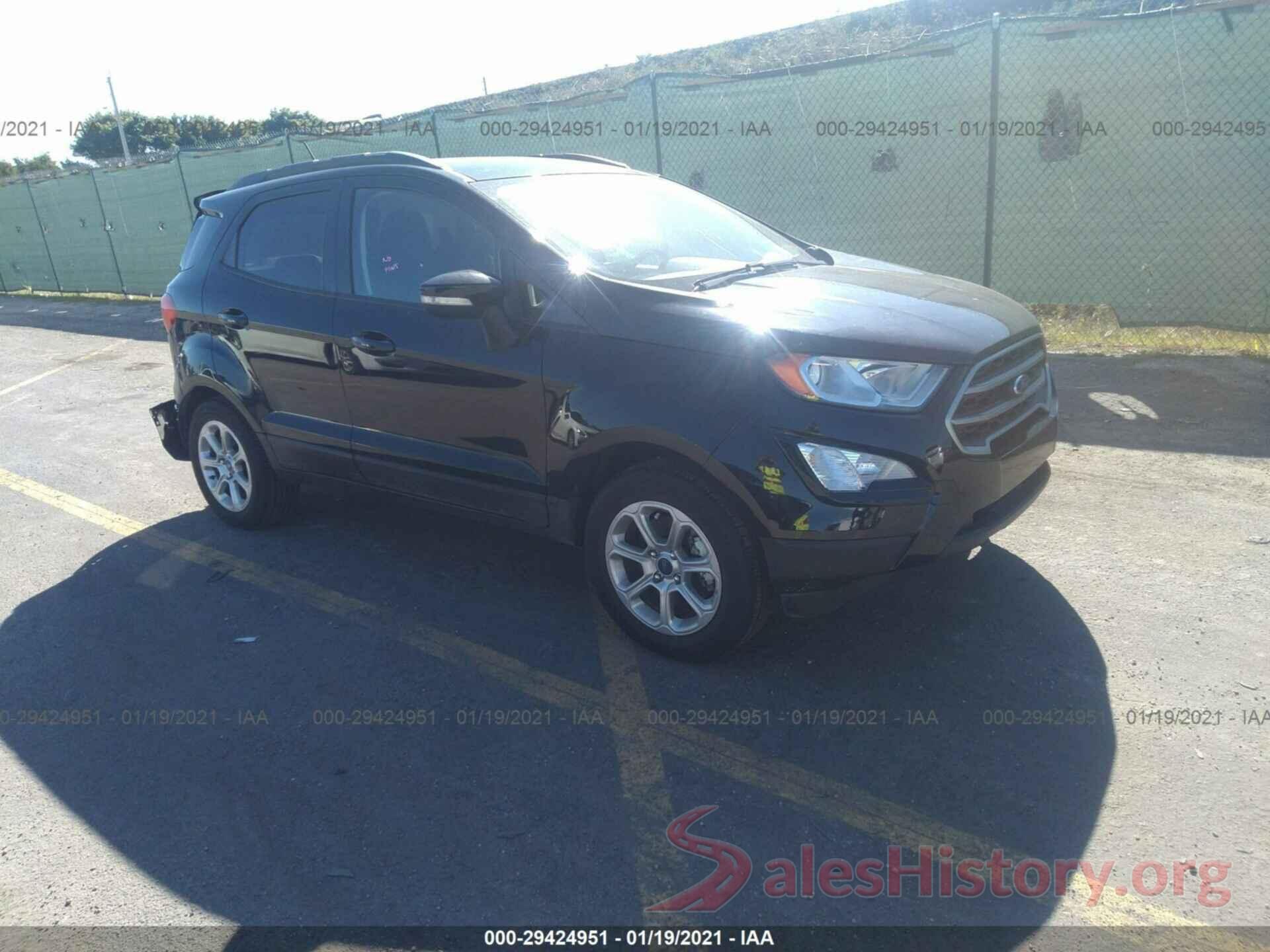 MAJ3S2GE1KC289398 2019 FORD ECOSPORT