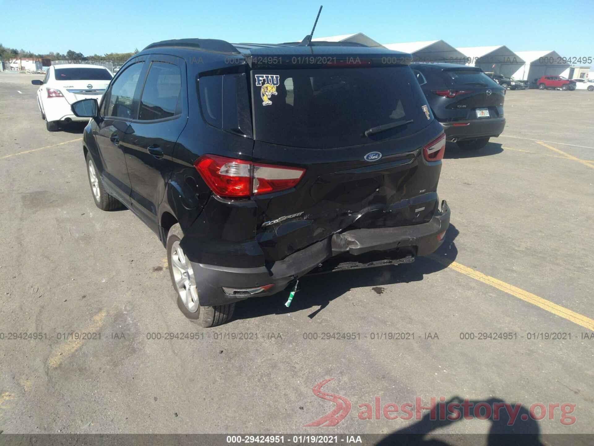 MAJ3S2GE1KC289398 2019 FORD ECOSPORT