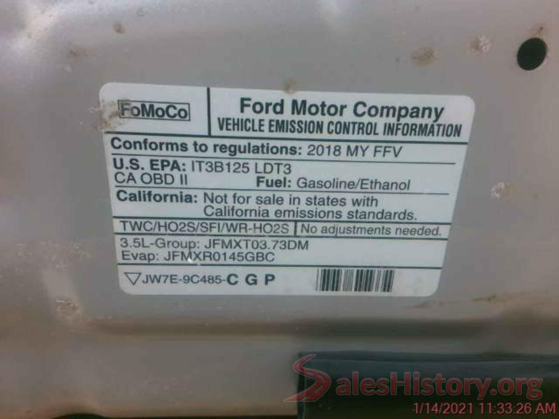 1FM5K8D86JGC86259 2018 FORD EXPLORER