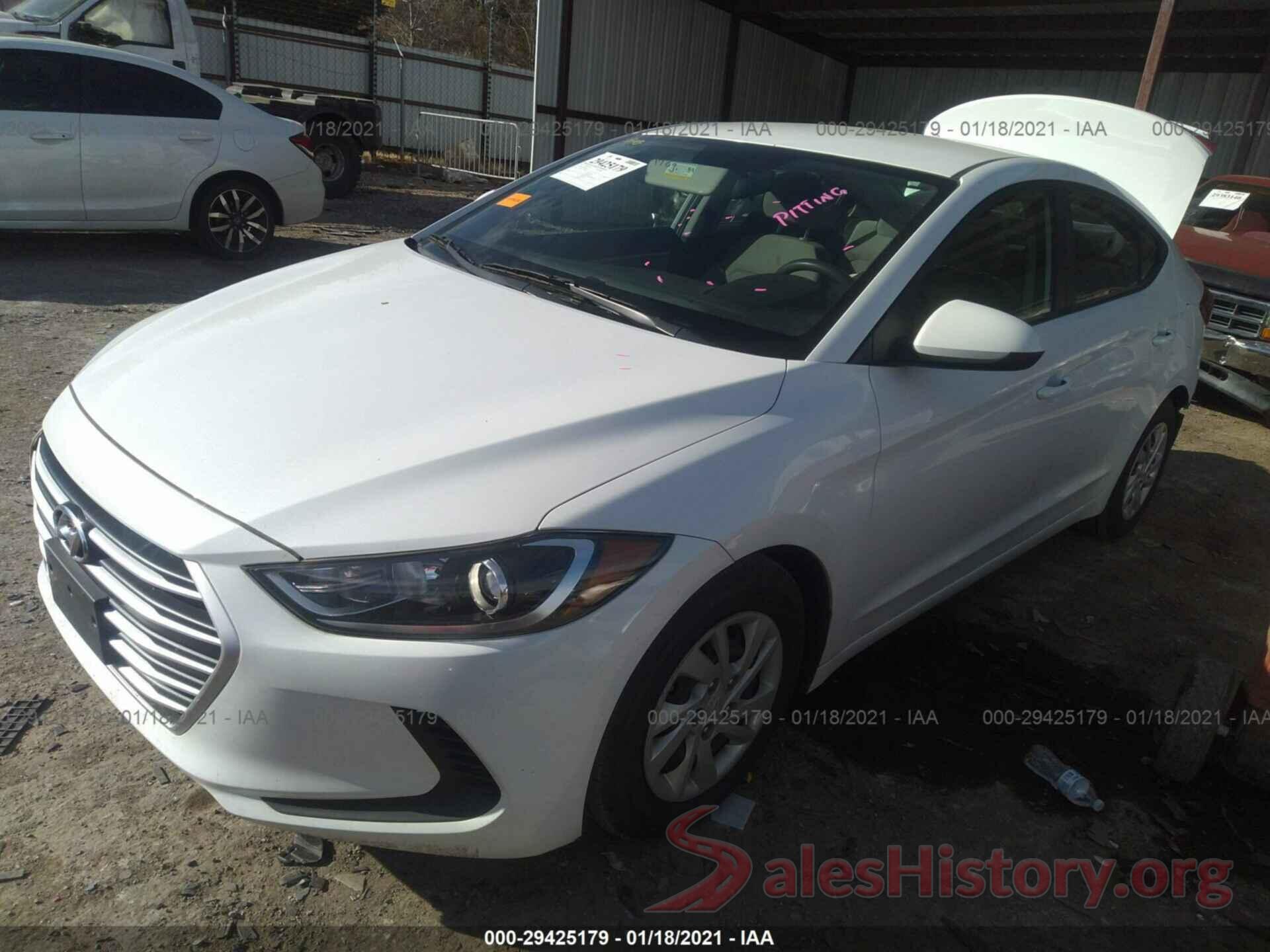 5NPD74LF6HH165246 2017 HYUNDAI ELANTRA