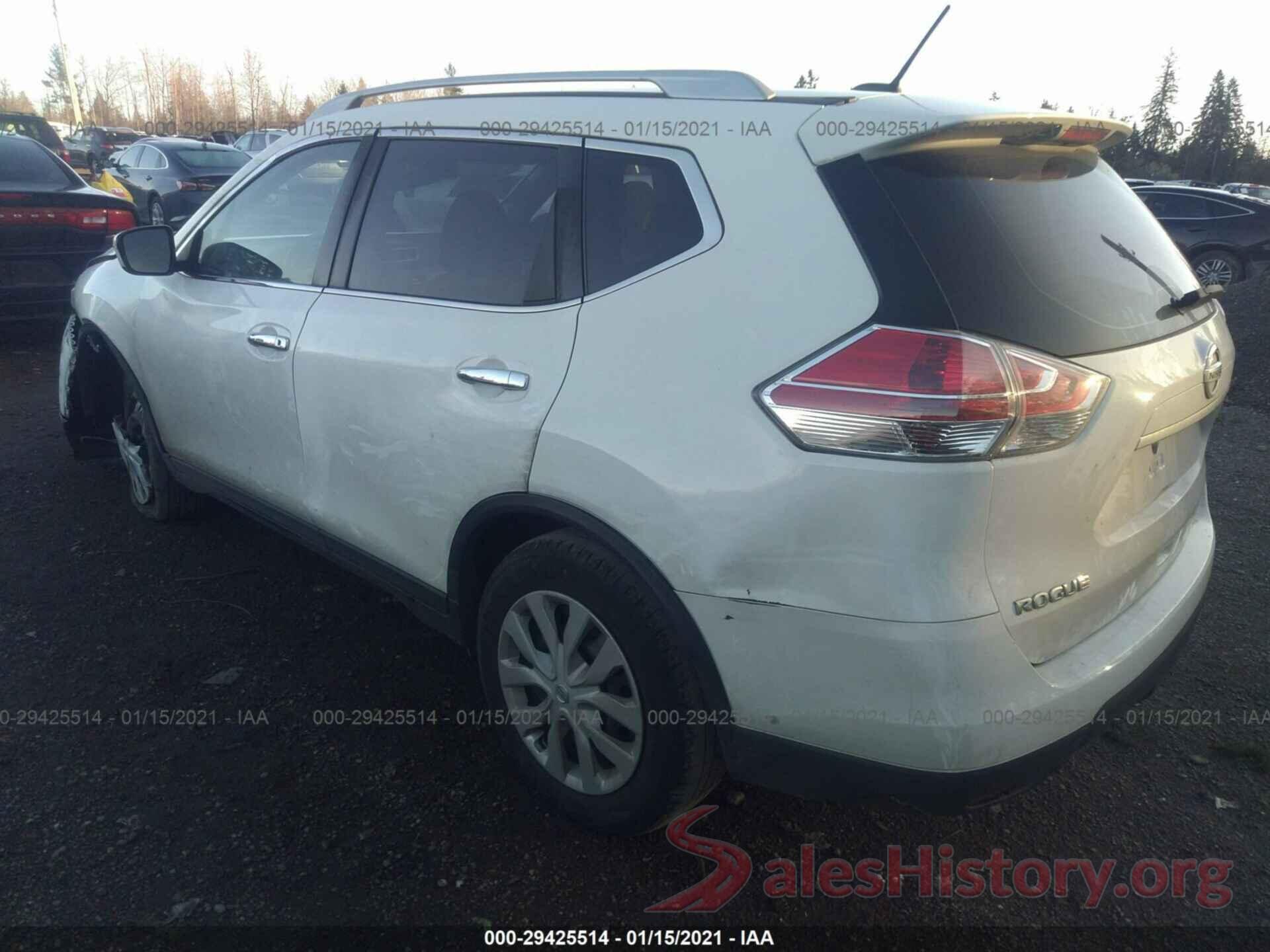 5N1AT2MT2GC816014 2016 NISSAN ROGUE