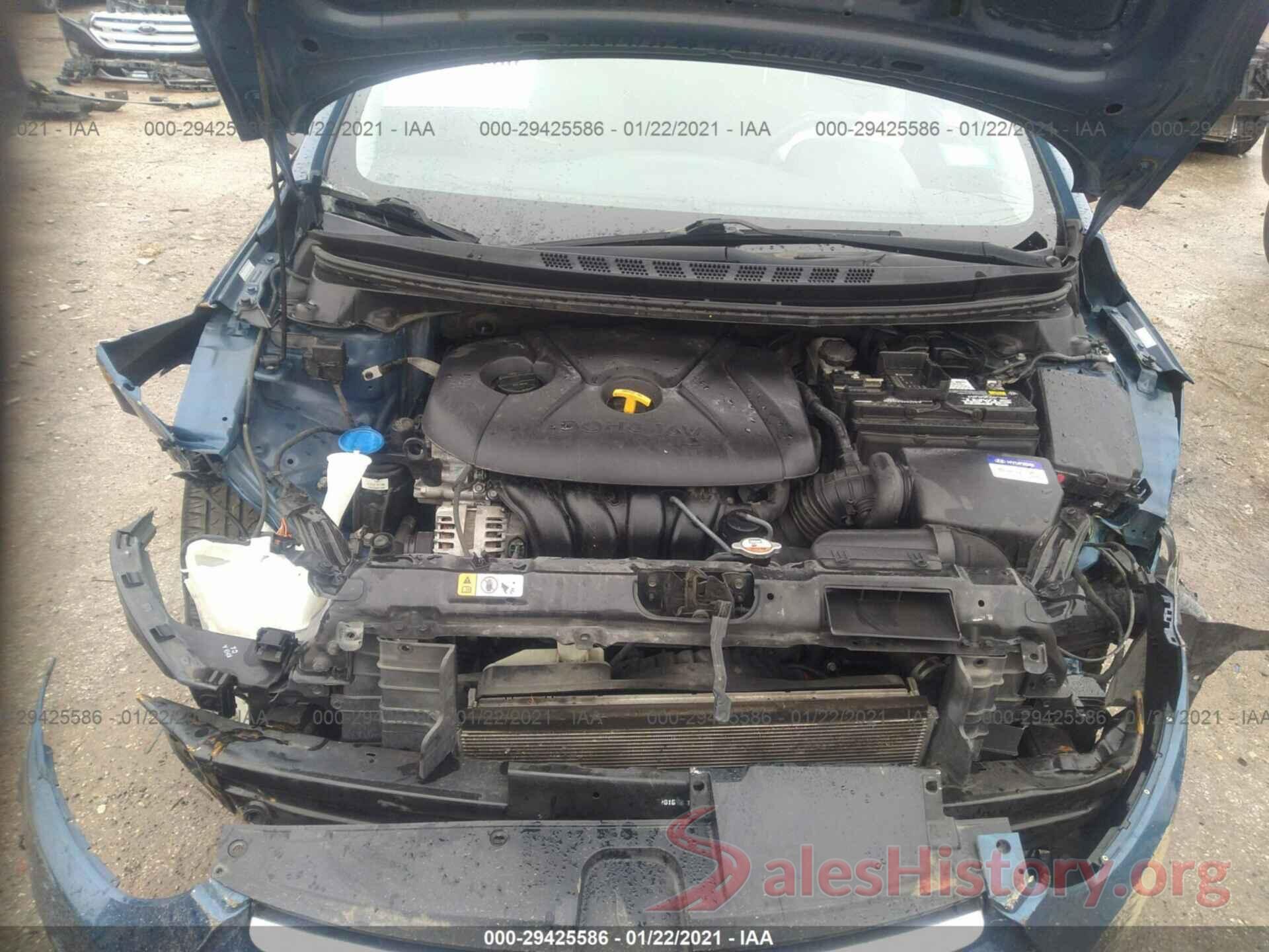 KMHDH4AEXGU632305 2016 HYUNDAI ELANTRA