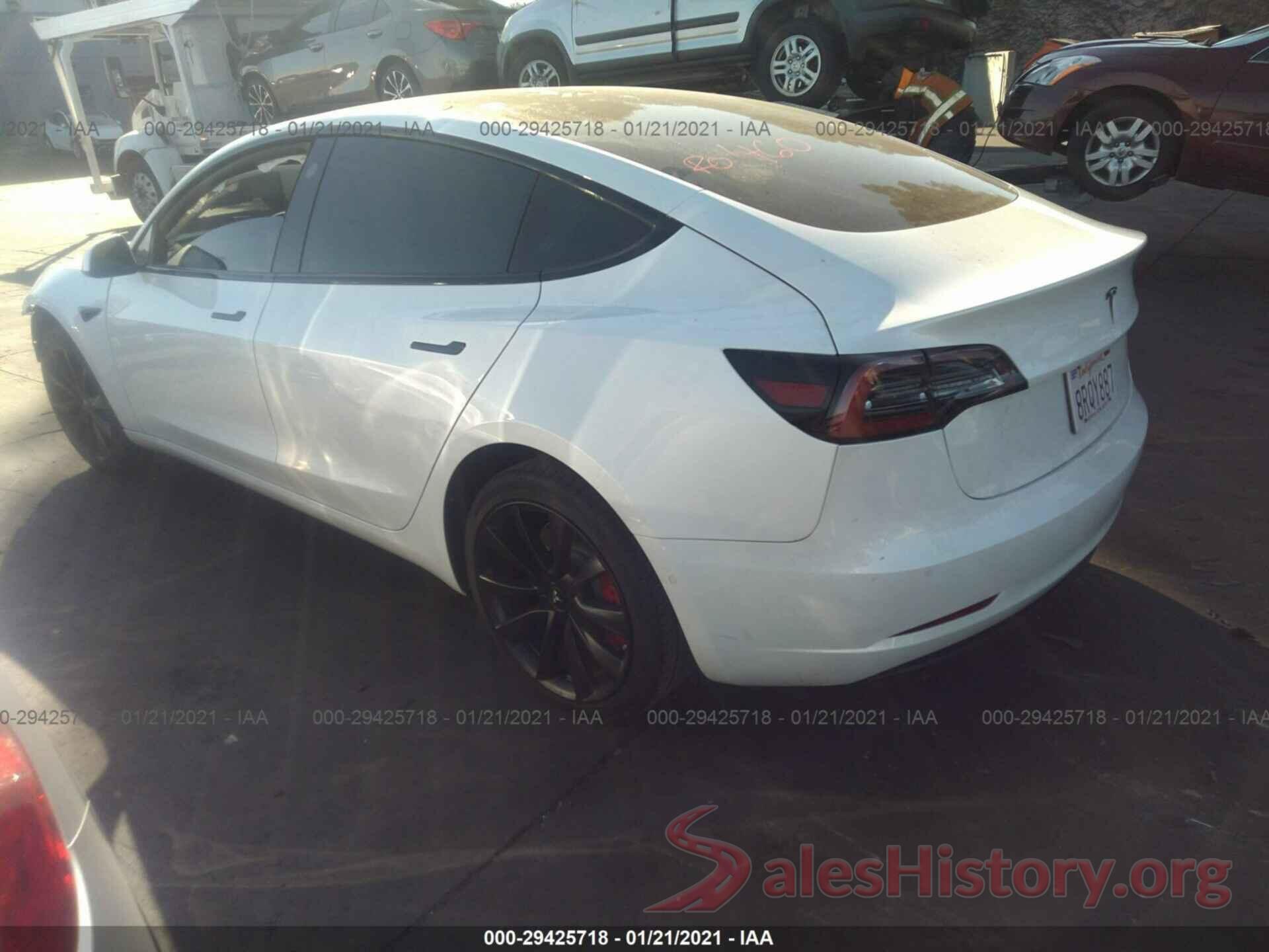 5YJ3E1EA4KF476665 2019 TESLA MODEL 3