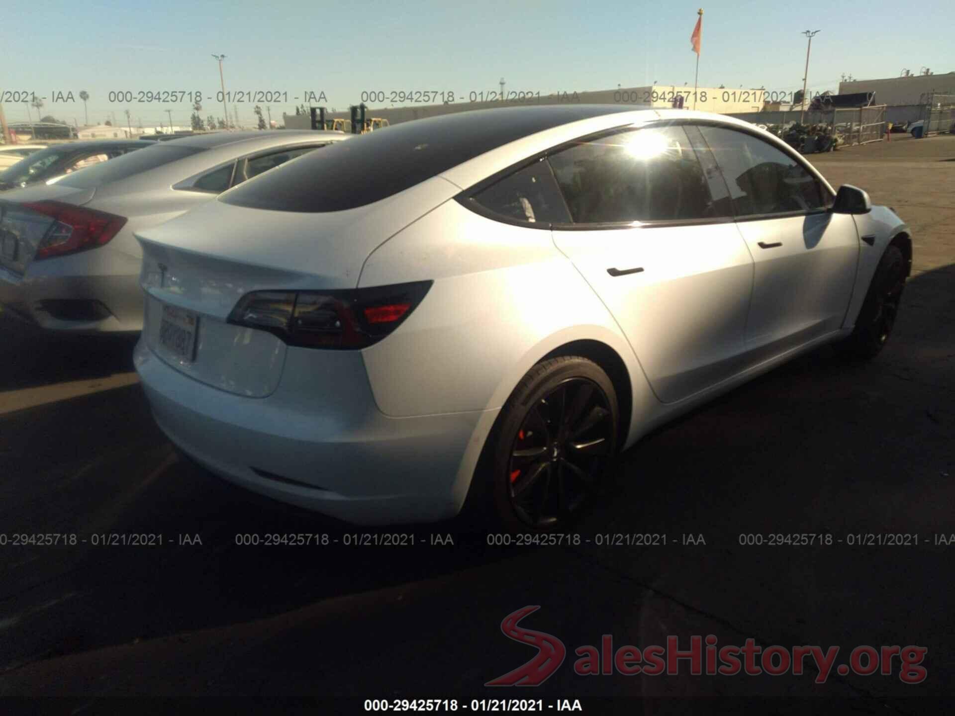 5YJ3E1EA4KF476665 2019 TESLA MODEL 3