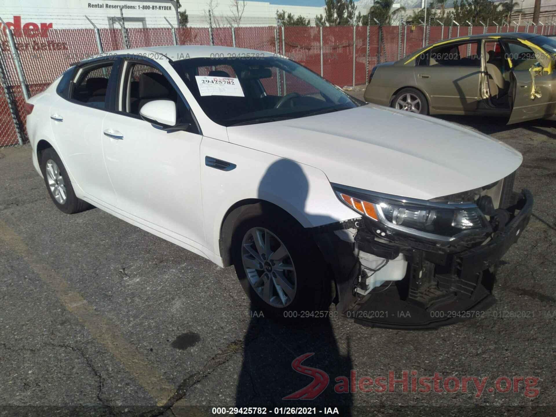 KNAGT4L34G5097801 2016 KIA OPTIMA