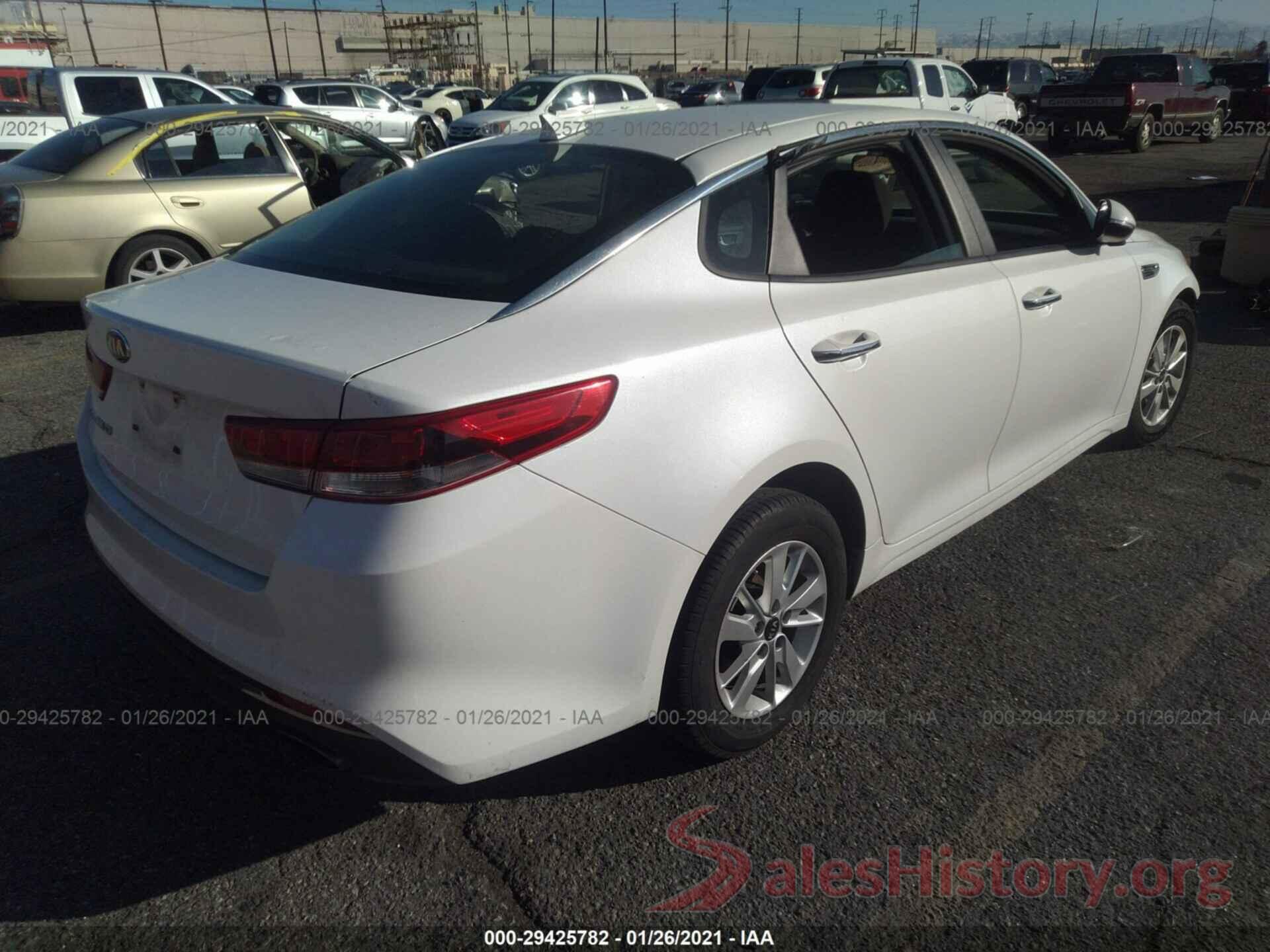 KNAGT4L34G5097801 2016 KIA OPTIMA