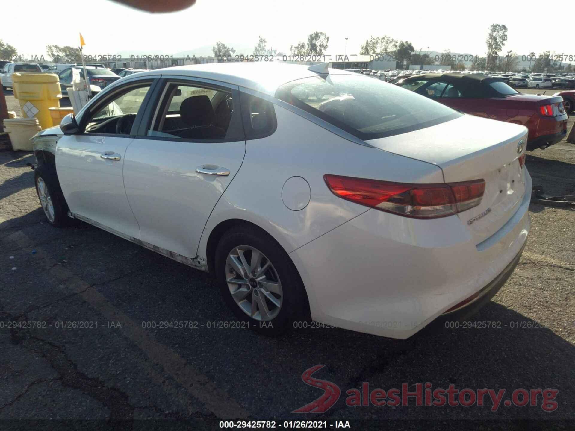 KNAGT4L34G5097801 2016 KIA OPTIMA