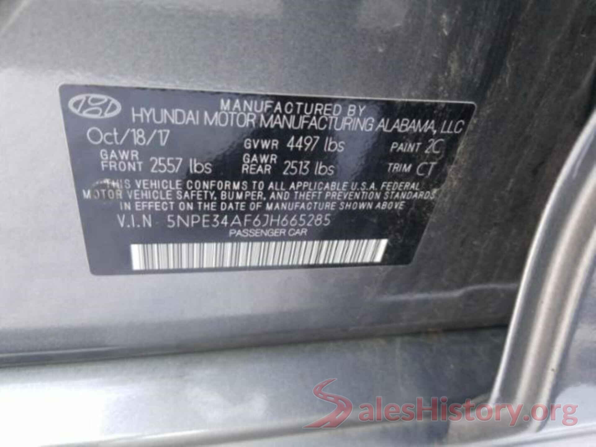 5NPE34AF6JH665285 2018 HYUNDAI SONATA