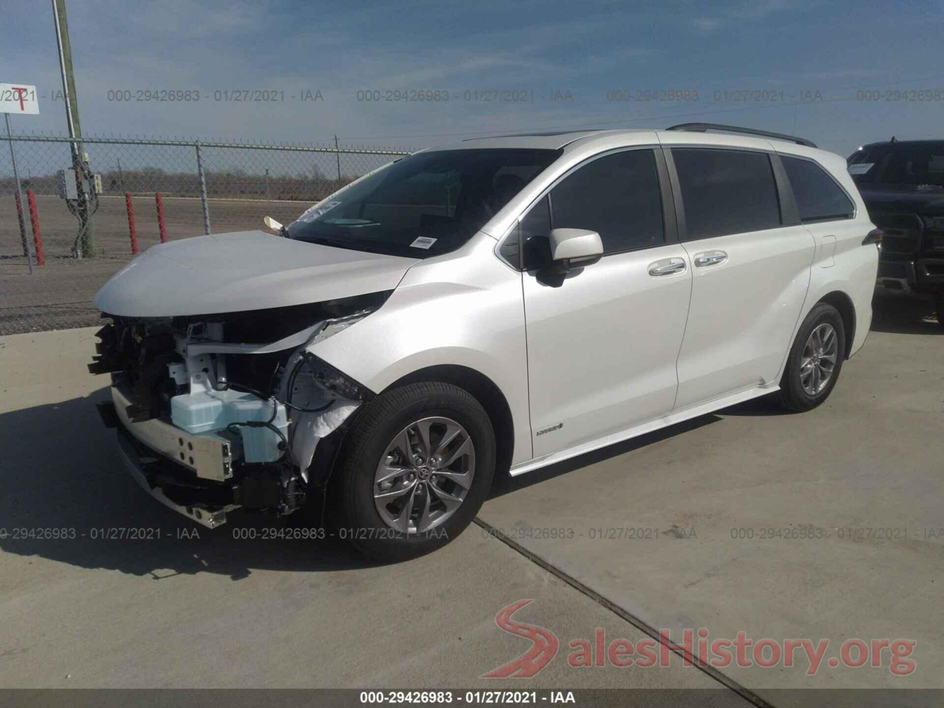 5TDYRKEC0MS008089 2021 TOYOTA SIENNA