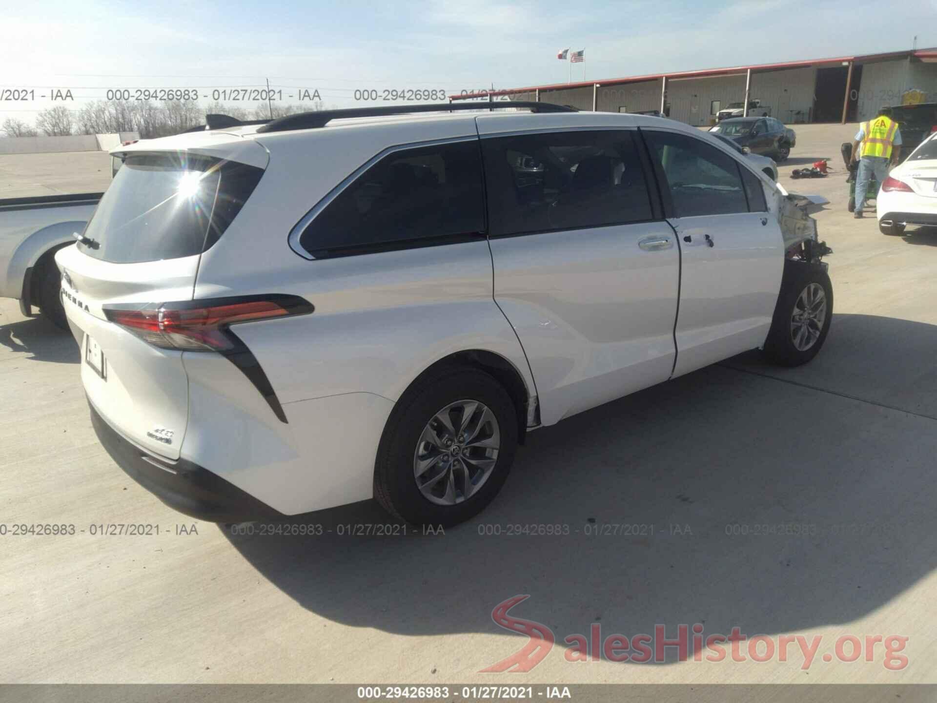 5TDYRKEC0MS008089 2021 TOYOTA SIENNA