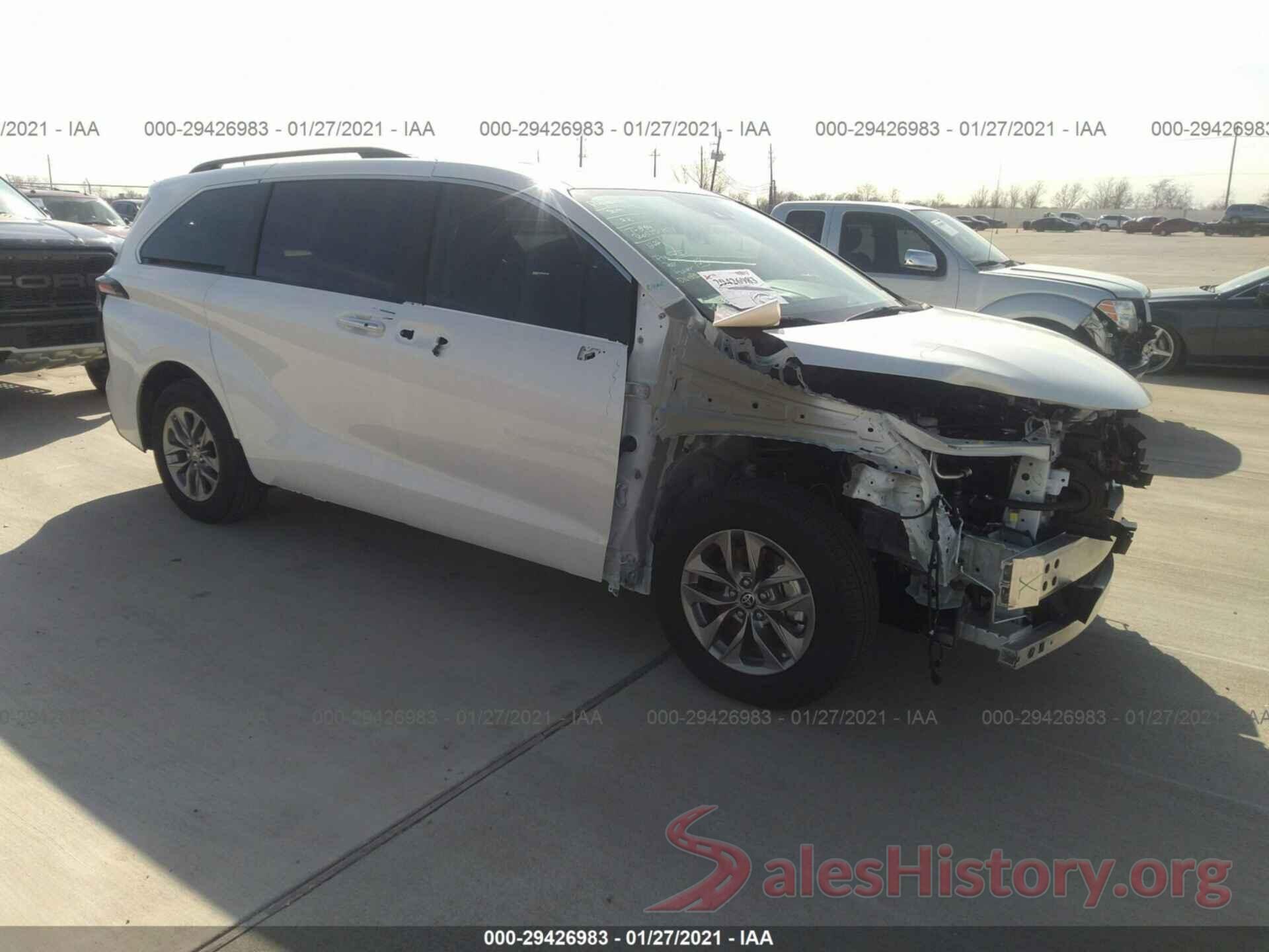 5TDYRKEC0MS008089 2021 TOYOTA SIENNA