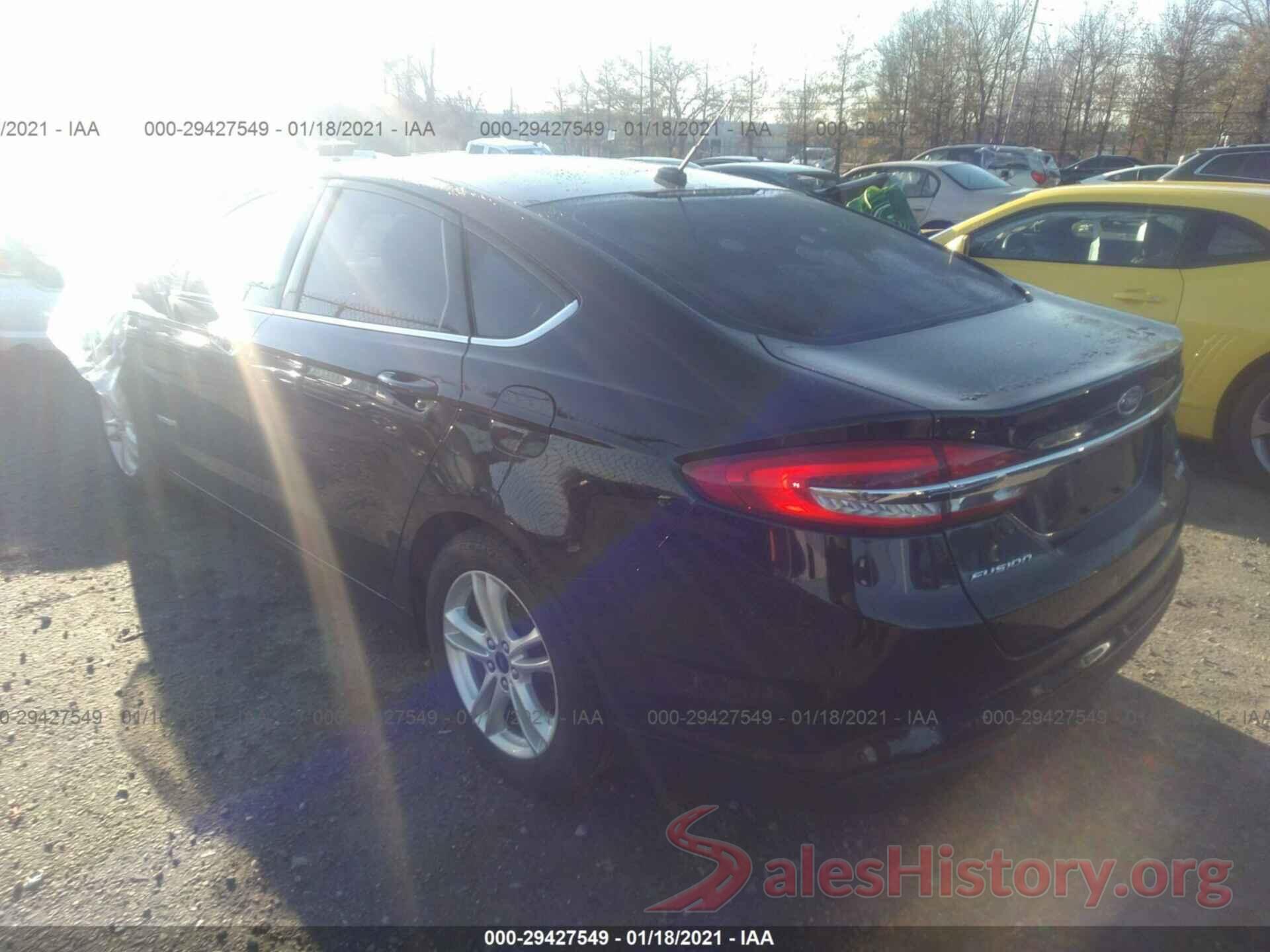 3FA6P0LU0JR152906 2018 FORD FUSION HYBRID