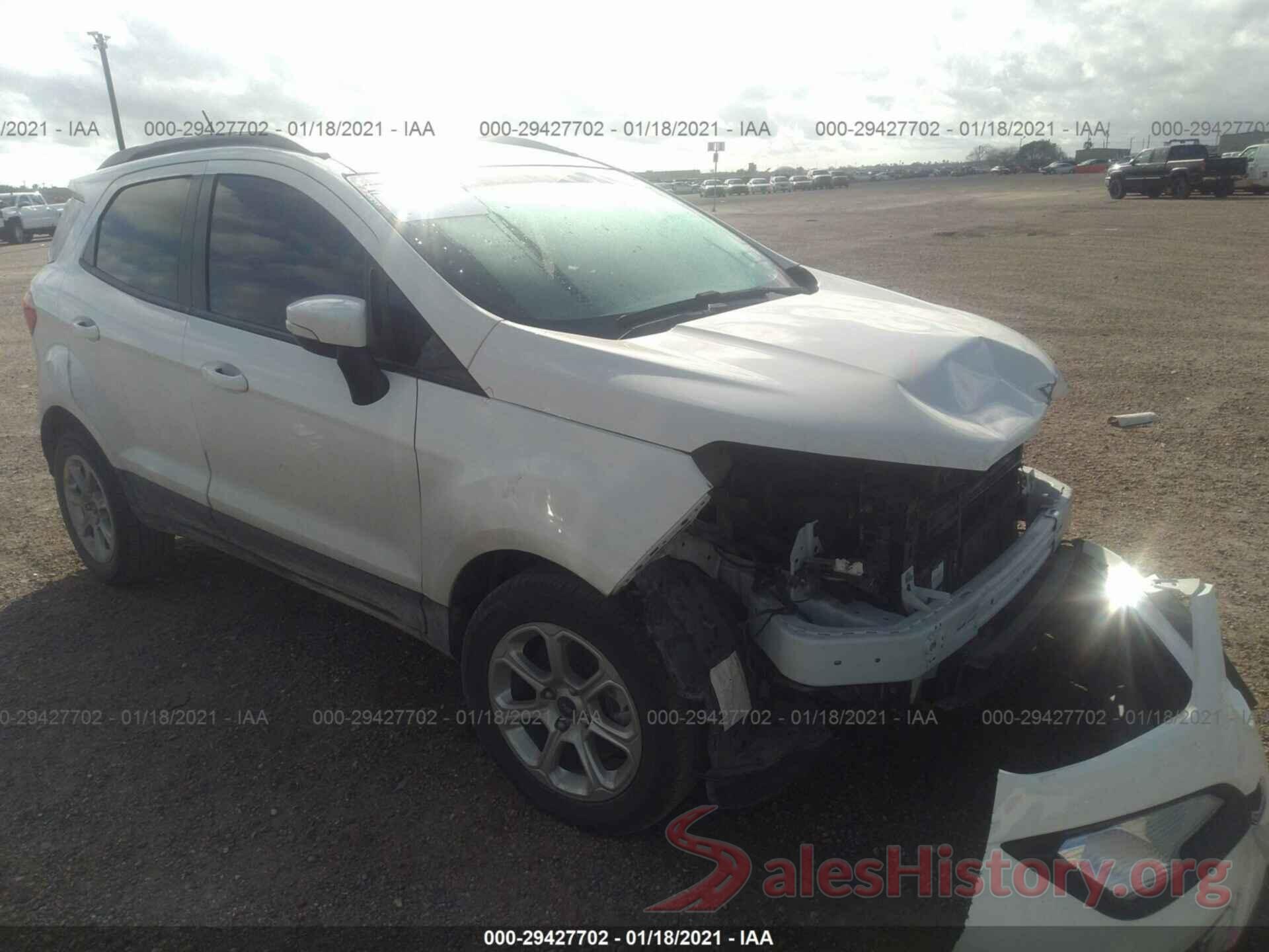 MAJ3S2GE0KC295502 2019 FORD ECOSPORT