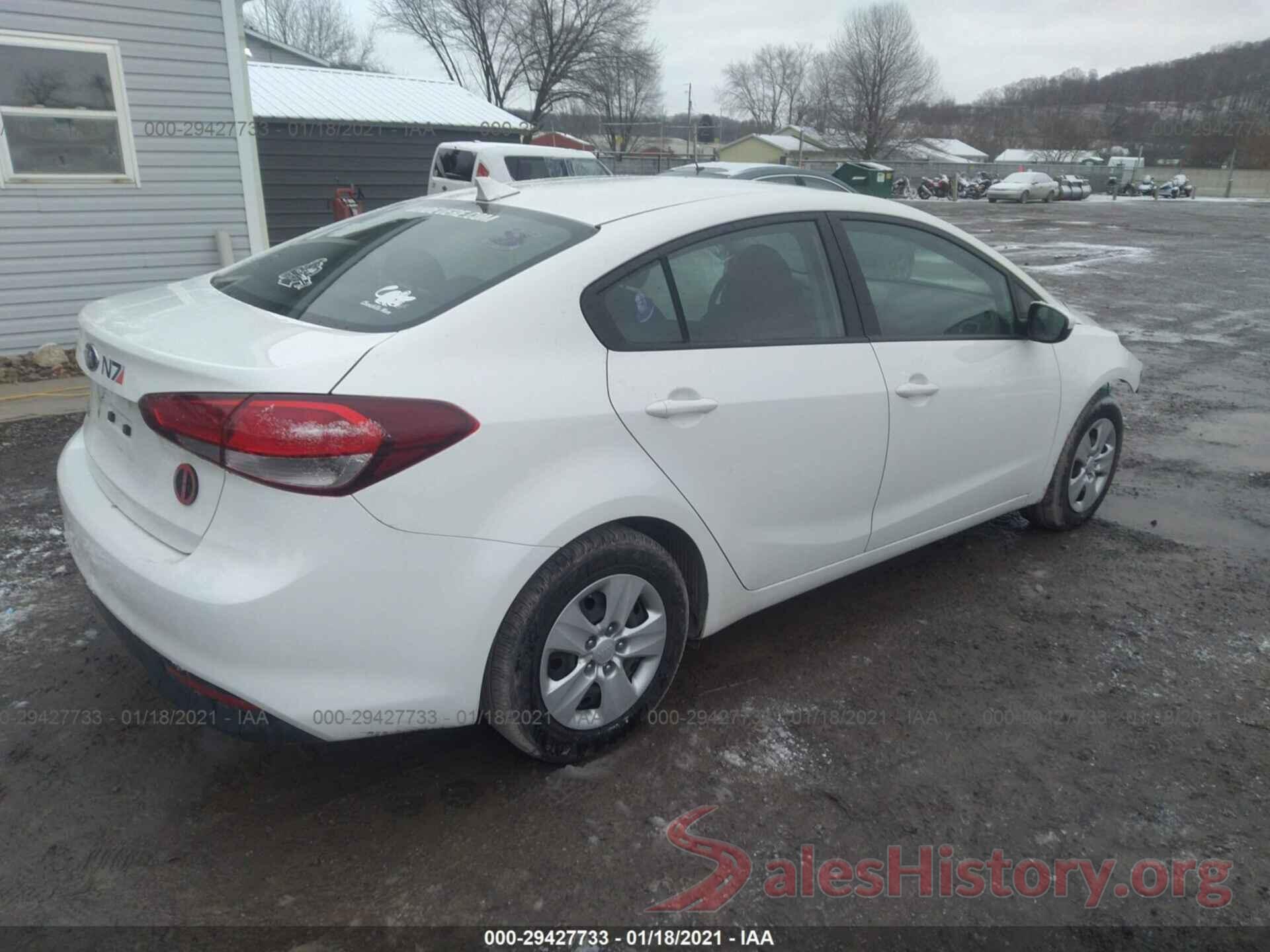 3KPFK4A7XJE189336 2018 KIA FORTE