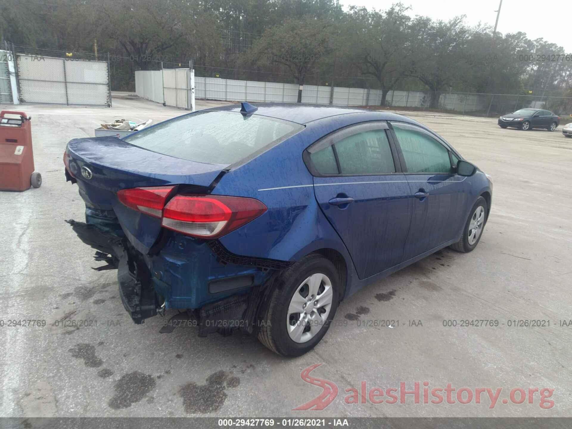 3KPFK4A74JE257971 2018 KIA FORTE