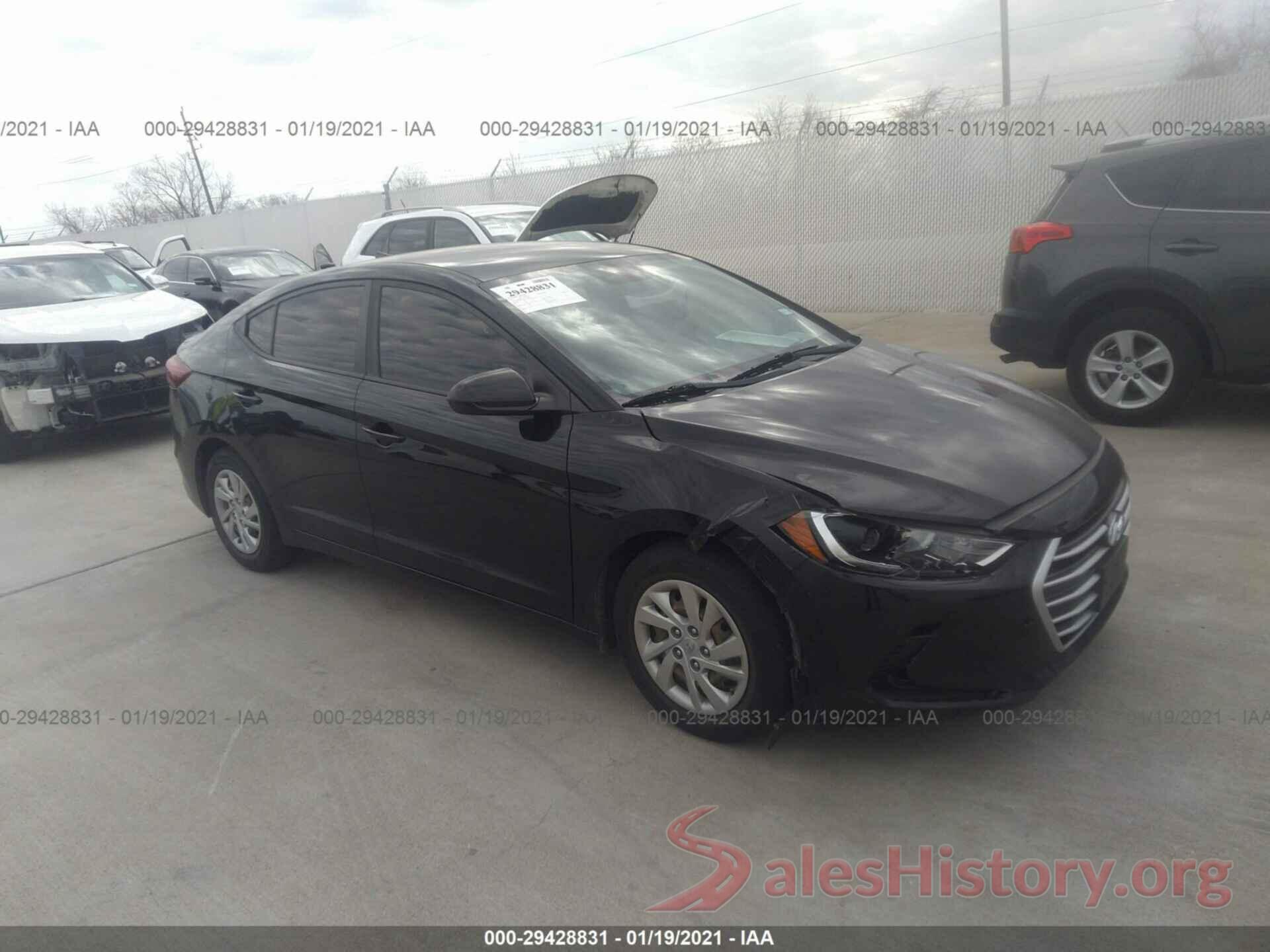 KMHD74LF6HU128862 2017 HYUNDAI ELANTRA