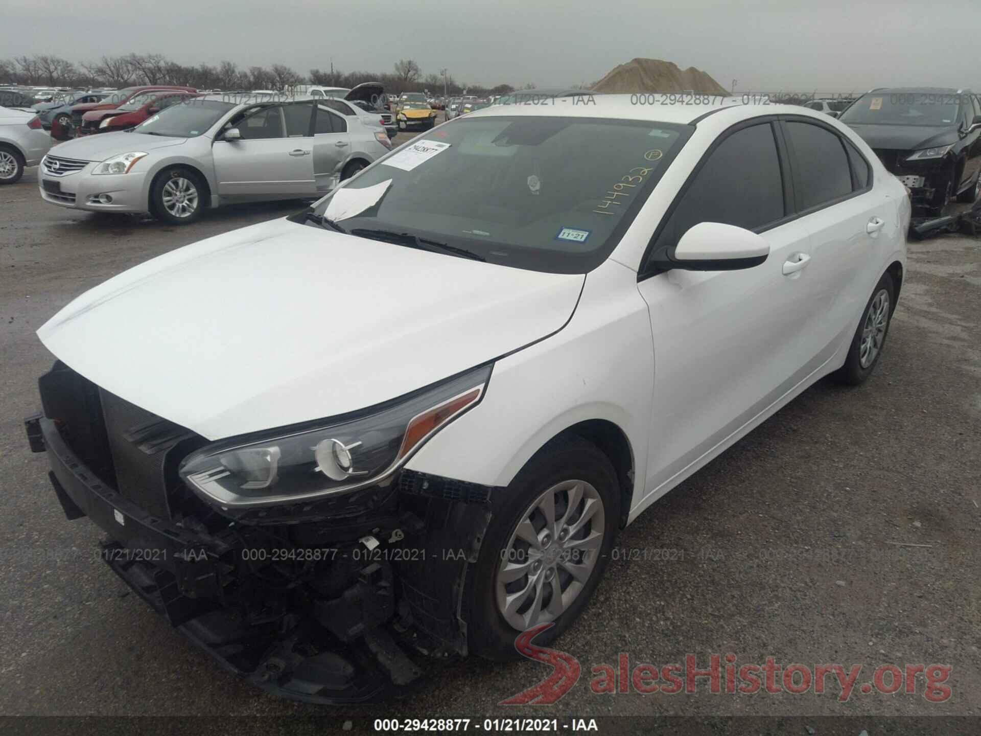 3KPF24AD9LE144932 2020 KIA FORTE