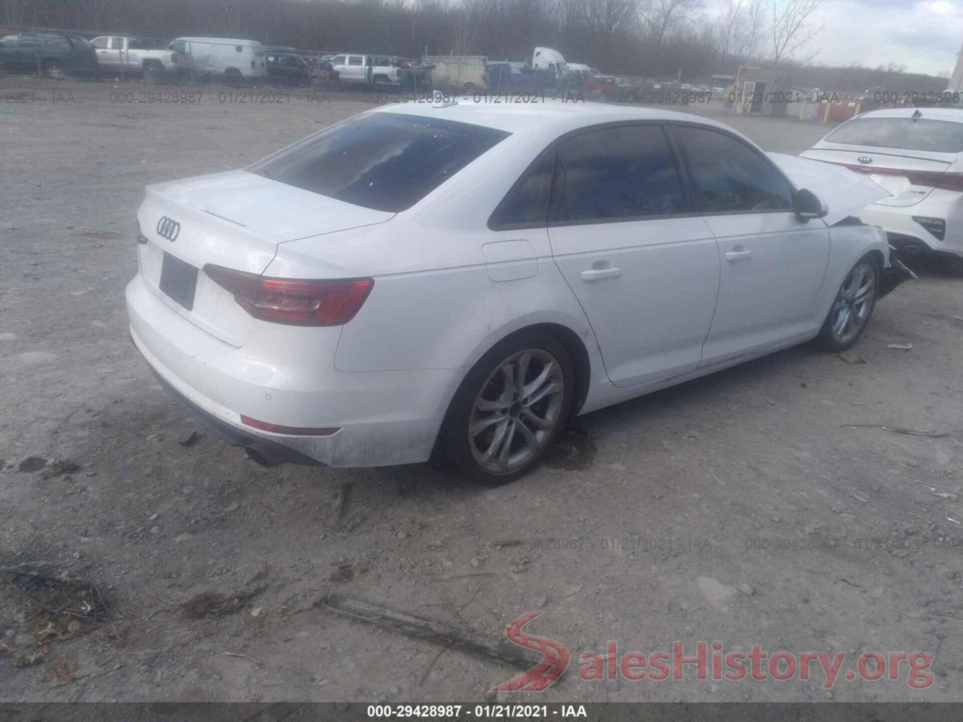 WAUANAF43HN008014 2017 AUDI A4