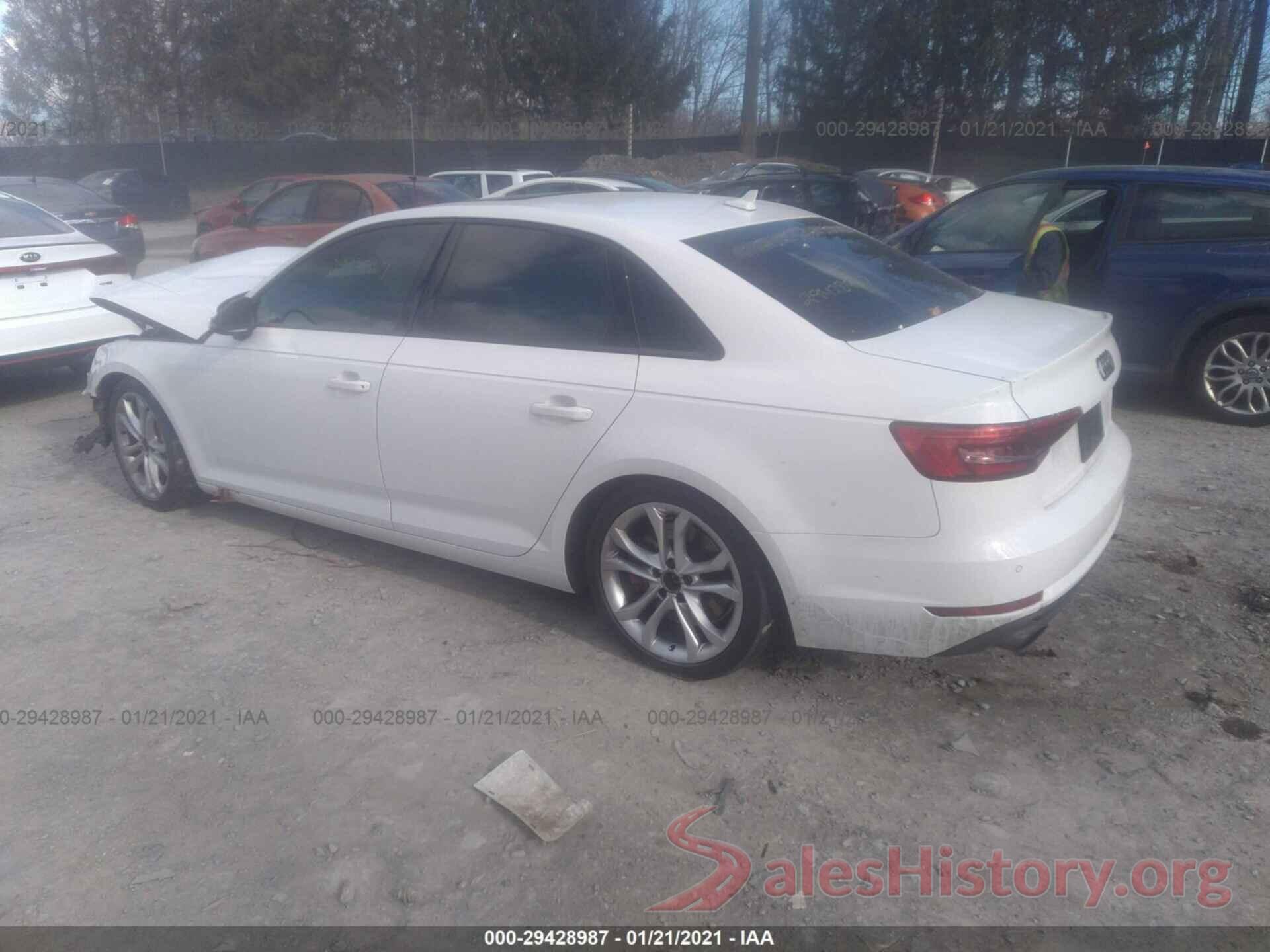 WAUANAF43HN008014 2017 AUDI A4