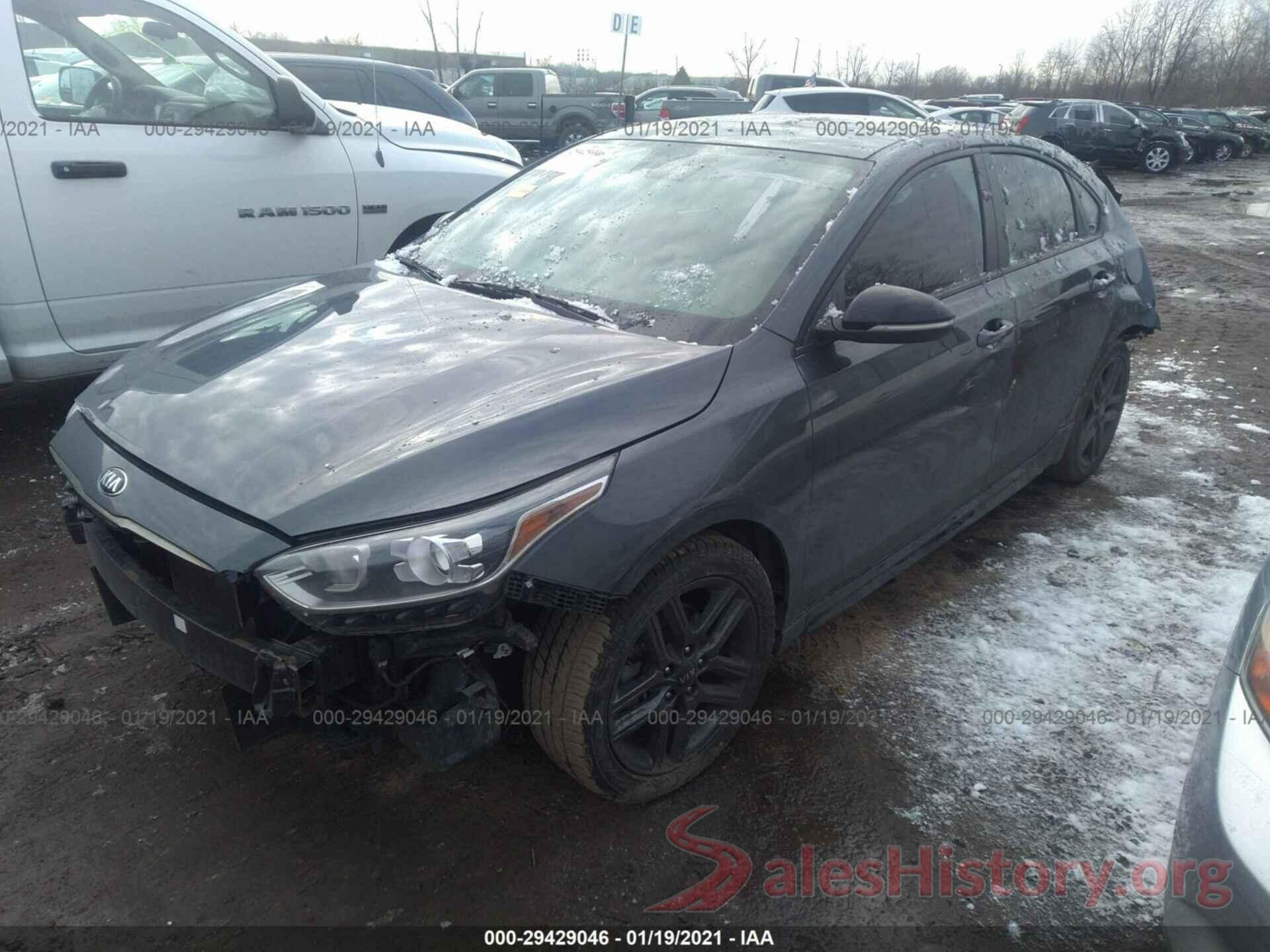 3KPF34AD2LE139164 2020 KIA FORTE