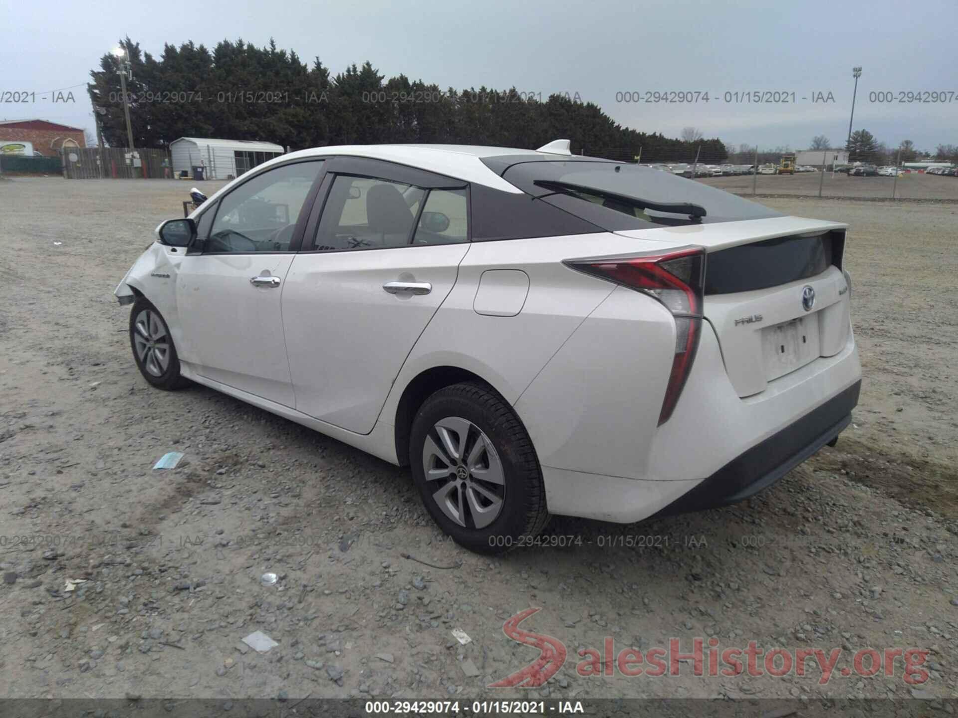 JTDKARFU5G3018636 2016 TOYOTA PRIUS