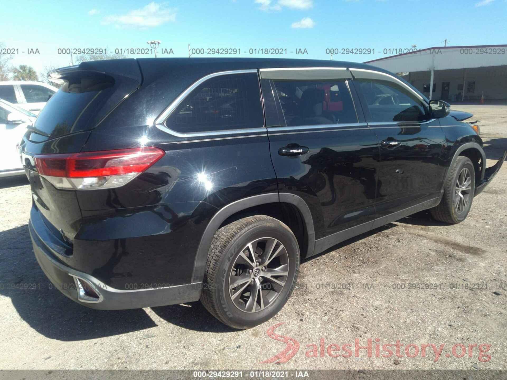 5TDZARFH3KS042801 2019 TOYOTA HIGHLANDER