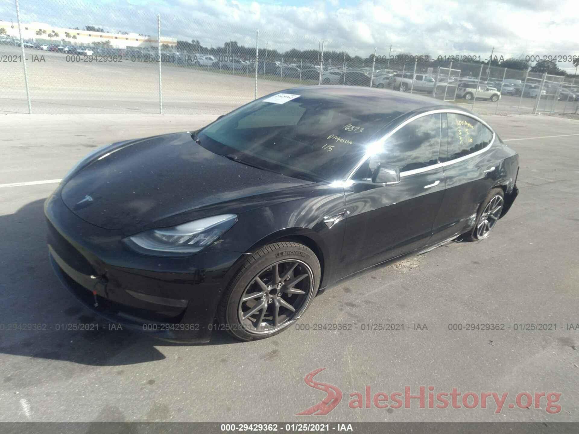 5YJ3E1EA4JF020955 2018 TESLA MODEL 3