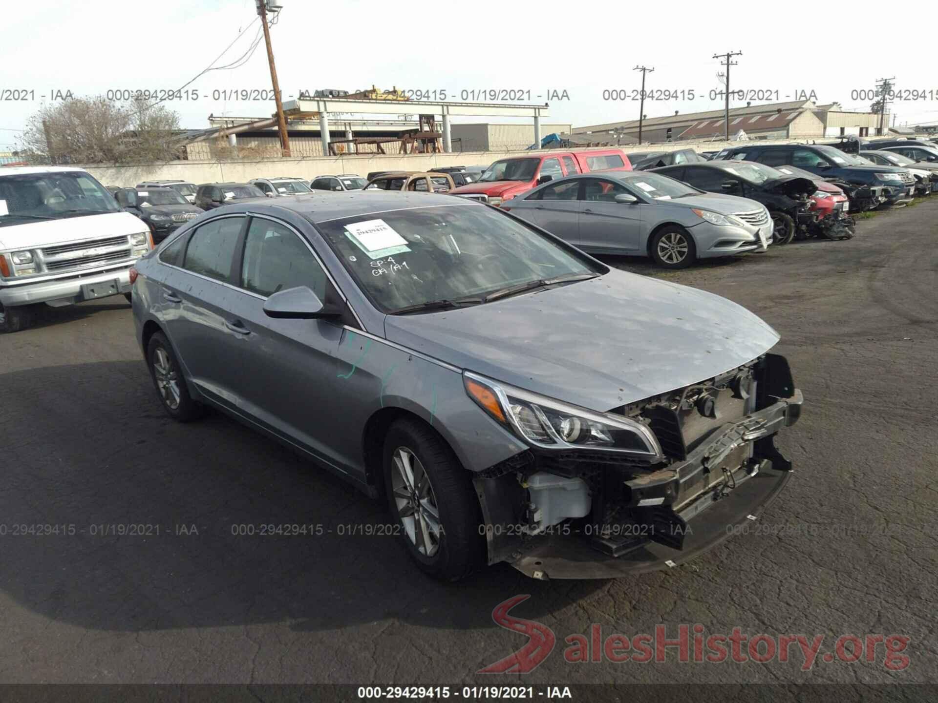 5NPE24AF5HH541070 2017 HYUNDAI SONATA