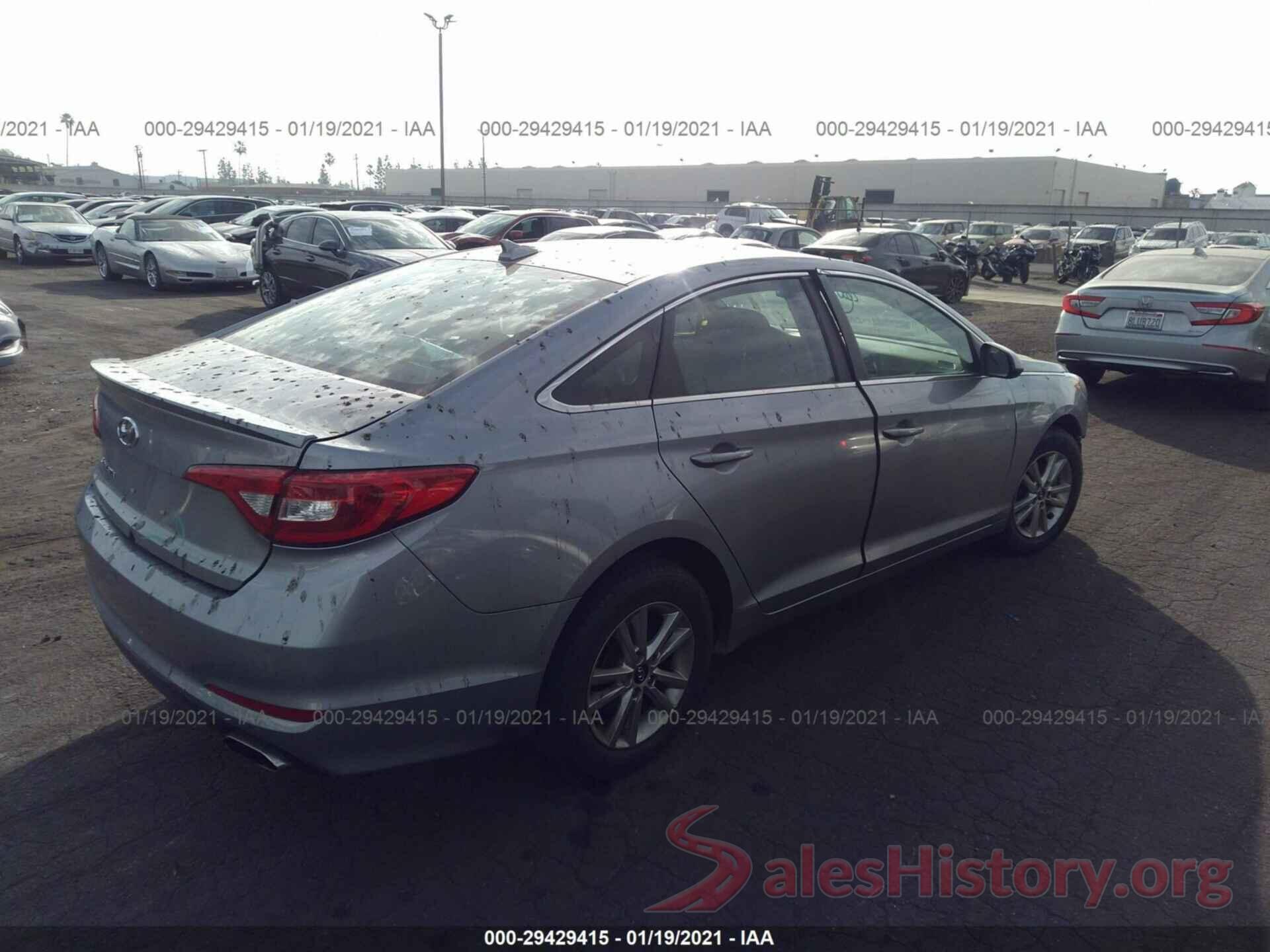 5NPE24AF5HH541070 2017 HYUNDAI SONATA